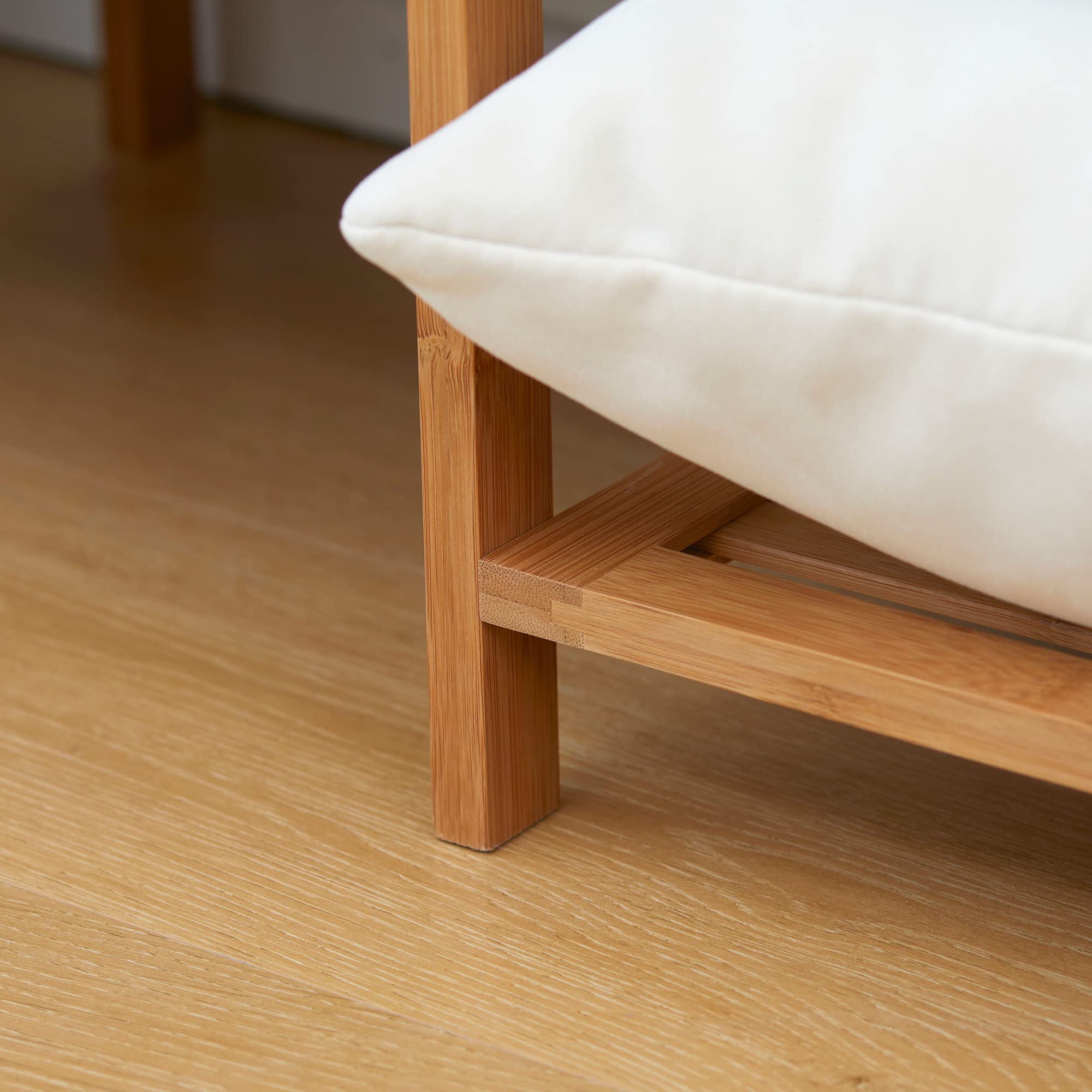 HOMCOM Perchero de Pie de Bambú Perchero para Ropa con Estante de Almacenamiento de 6 Niveles y Varilla Colgante para Salón Dormitorio Entrada 90x30x145 cm Natural