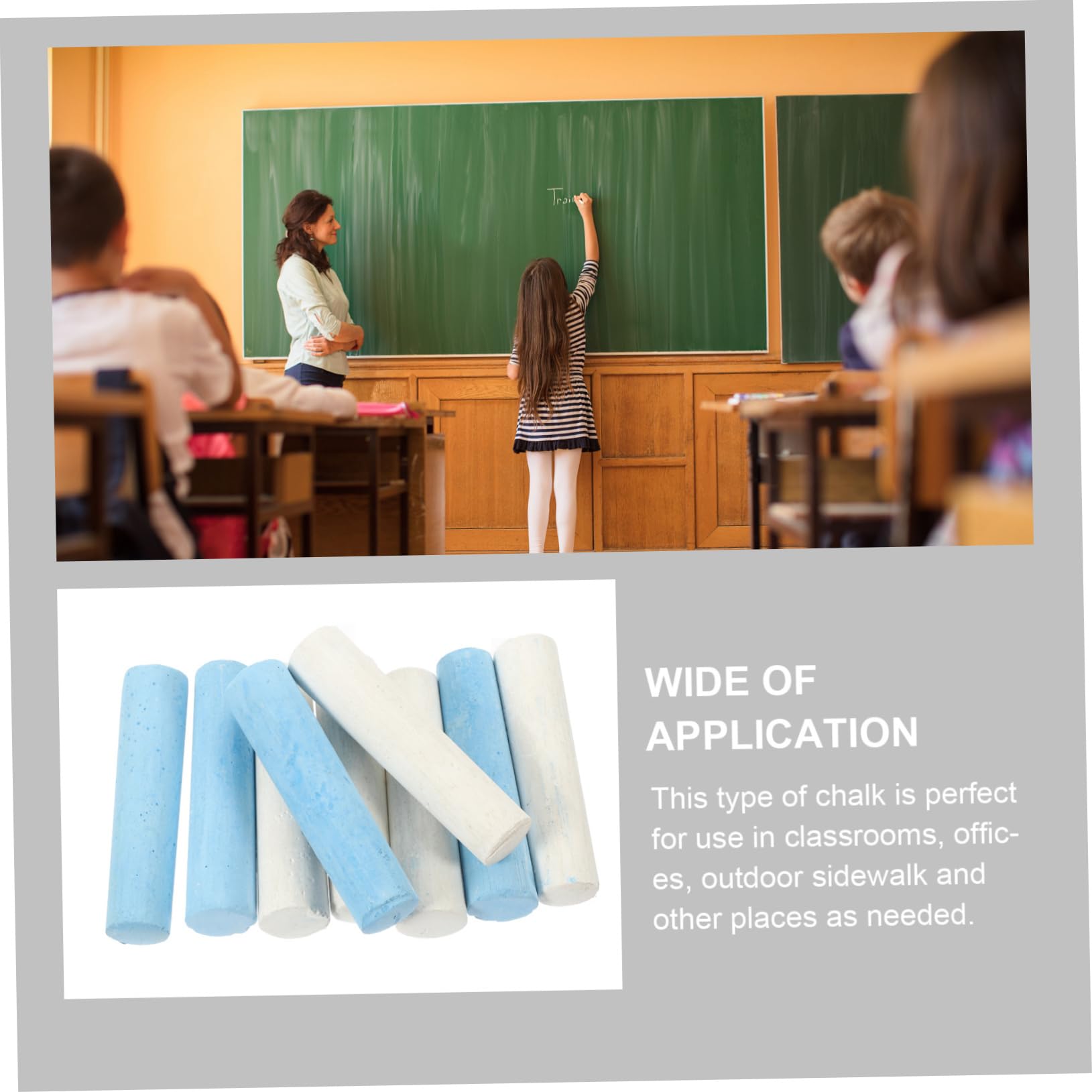 40 Stück Teiliges Buntes Kreide Große Dicke Straßenkreide für Erwachsene Wetterfeste Outdoor Kreidesticks für Tafel Gehweg Schule Kunstprojekte und Kreative Malaktivitäten