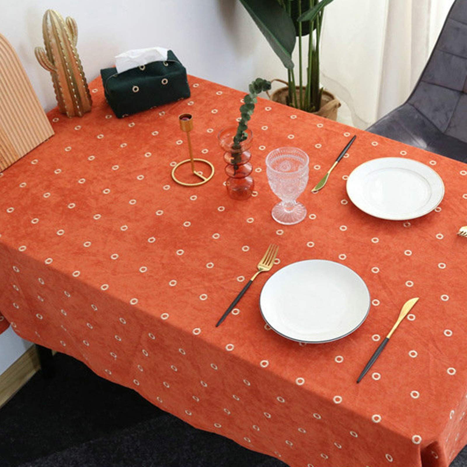 Nappe pique-nique orange 100x140 et toile de fond photo
