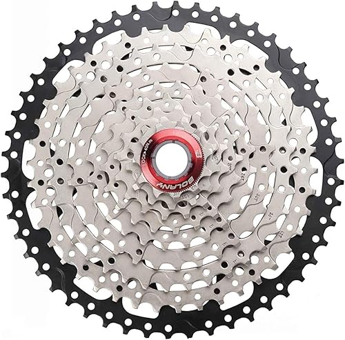 Miniatura 1 de BOLANY 8-9-10-11-12 Casete de velocidad 11-32T 11-36T 11-40T 11-42T 11-46T 11-50T 11-52T amplia relación MTB Piñón rueda libre Piñón de rueda libre