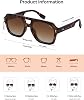 Lentes de sol SOJOS retro polarizados aviador para mujer y hombre SJ2385 7