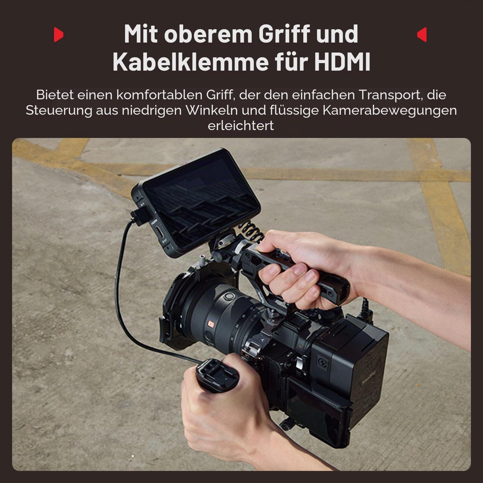 SMALLRIG A7 V / A7R V / A7 IV Cage Kit, with Obergriff/Seitengriff - 6026