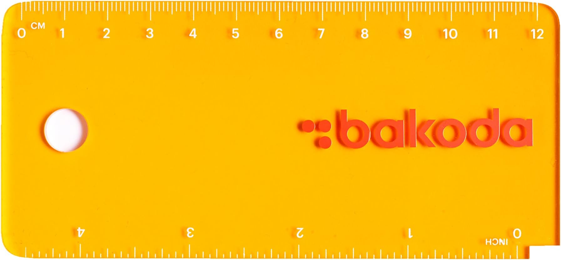 Bakoda Small Wax Scraper, Orange