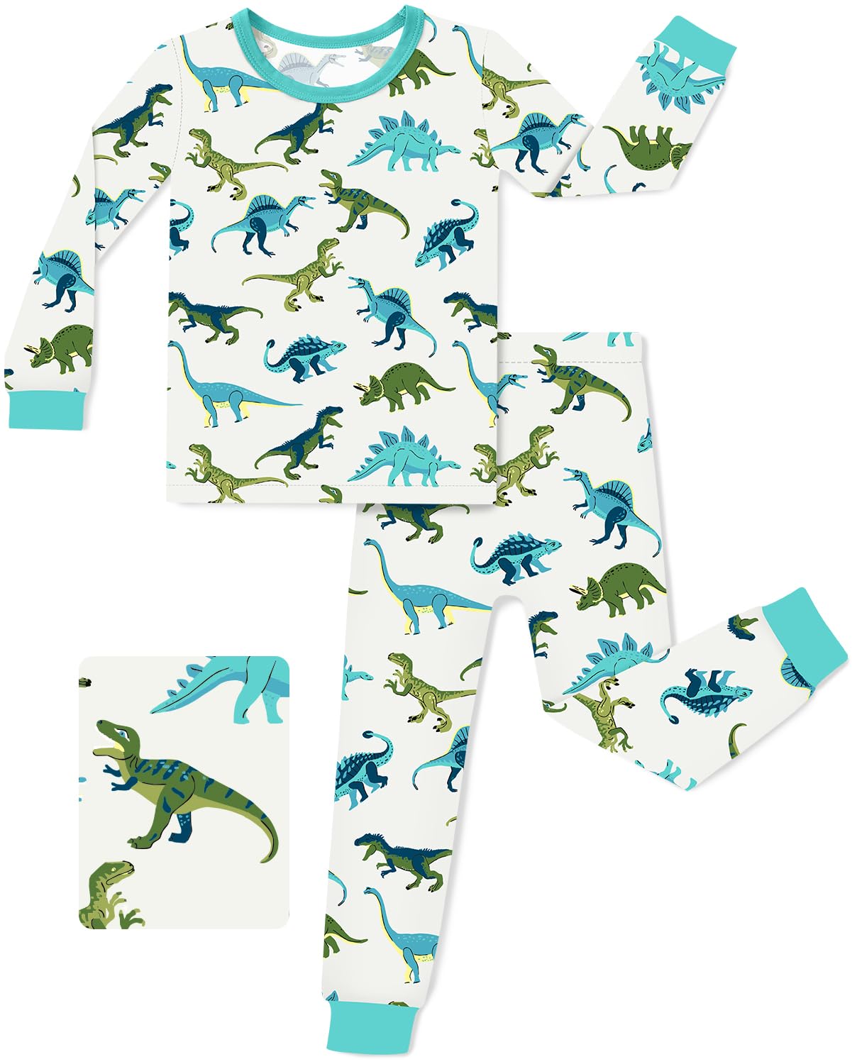 babee Reshinee Bamboo Viscose Toddler Pajamas Set