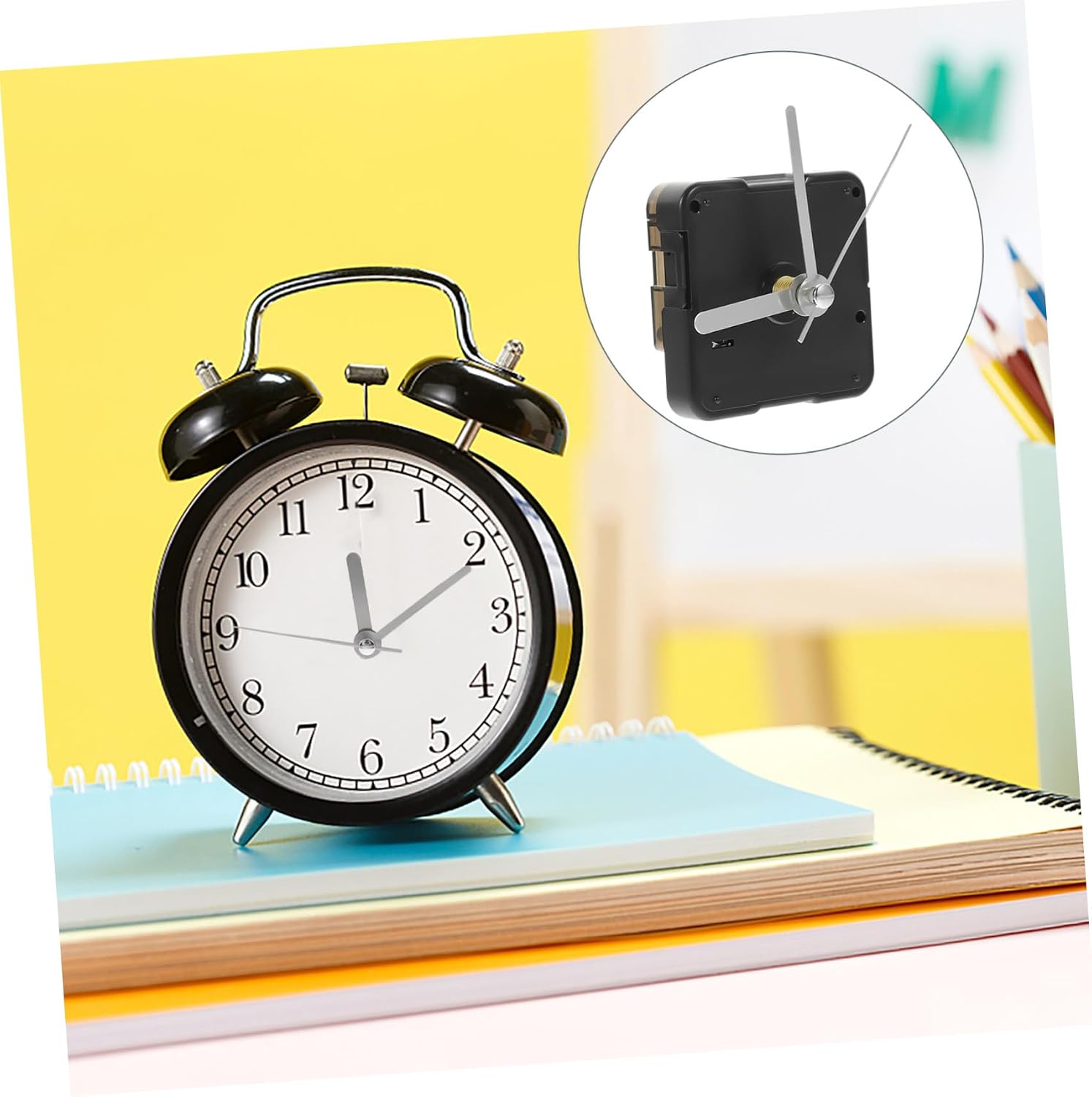 10-12cm DIY Wall Clock Movement Kit Clock Replacement Mechanism for Retro Wall Clock