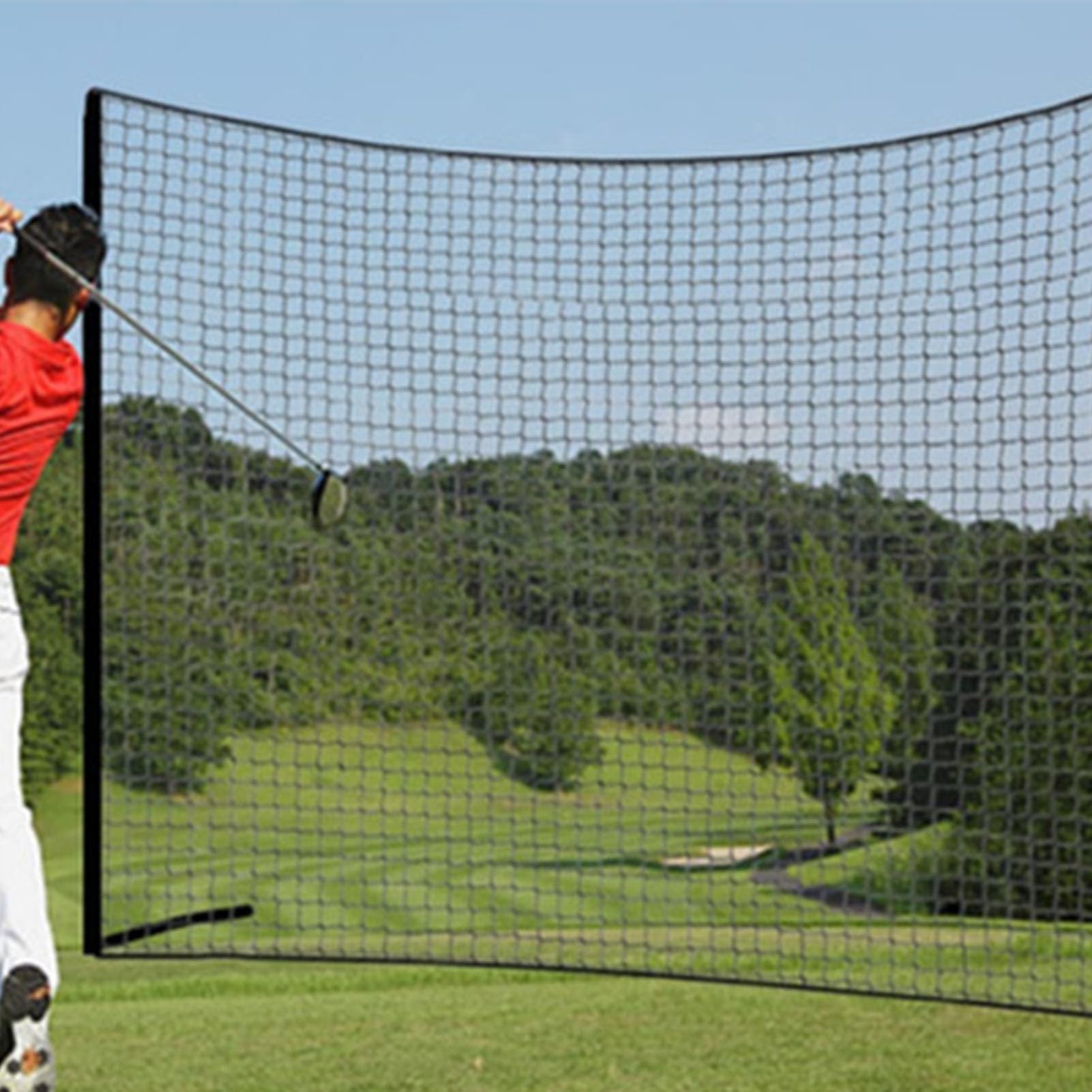 Red de Práctica de Golf y Softbol de Polietileno Sin Nudos