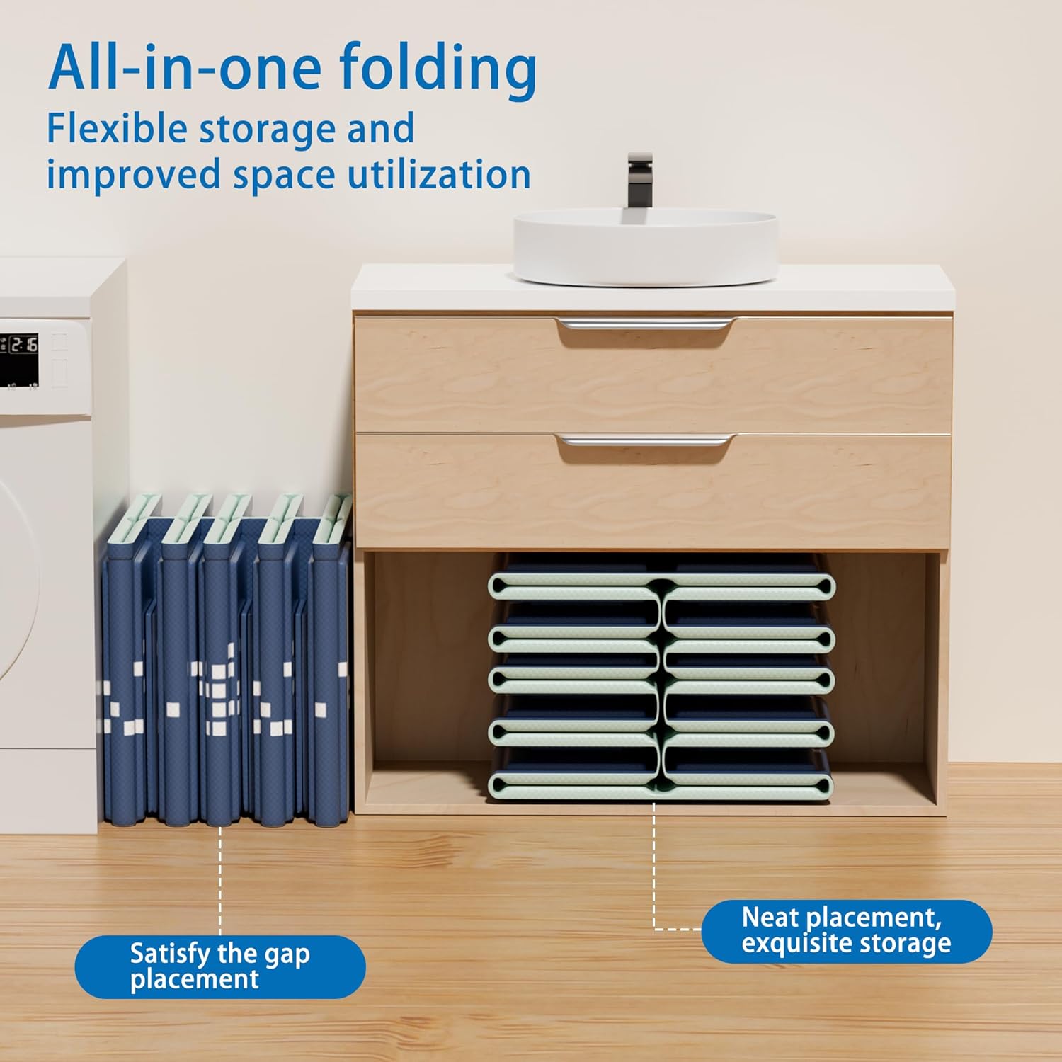 Extra Large Non-Inflatable Swimming Pool for Family,Foldable Pools with 14 Triangle Bracket,Hard Plastic Shell Adult Collapsible Pool,Portable Folding Kids Pools for Backyard. (122IN)