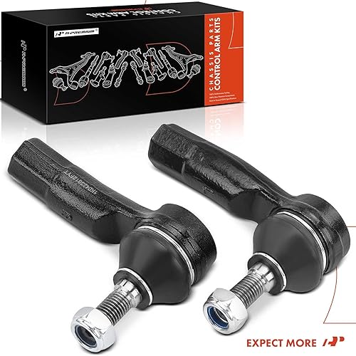 Miniatura 9 de A-Premium 2 extremos de barra de acoplamiento exteriores delanteros, compatibles con Volkswagen Jetta, Passat, Golf (R & Alltrack y SportWagen),