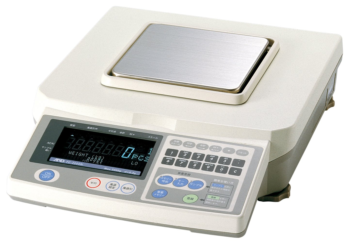 Amazon | A&D 個数計 FC-2000Si ≪ひょう量:2000g 最小表示:0.2g(計量 