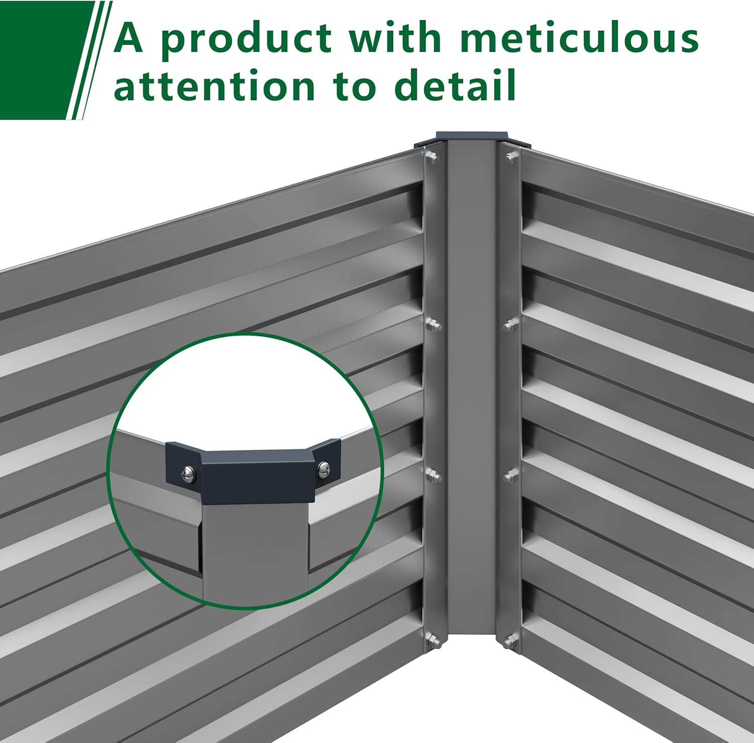 MGNO 12x4x1.5FT Galvanized Raised Garden Bed-Outdoor Planter Box for Vegetables-Metal Garden Bed,RRectangle Planting Box for Herb,Flower