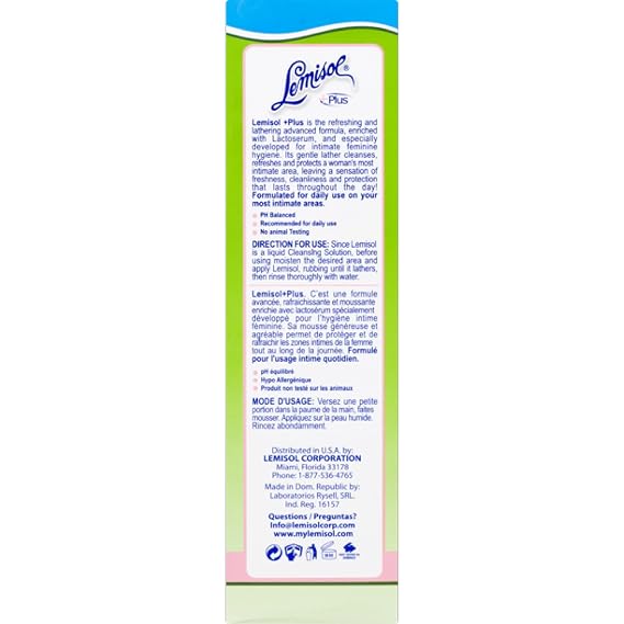 Lemisol Plus Feminine Wash 16 oz (Pack of 4)
