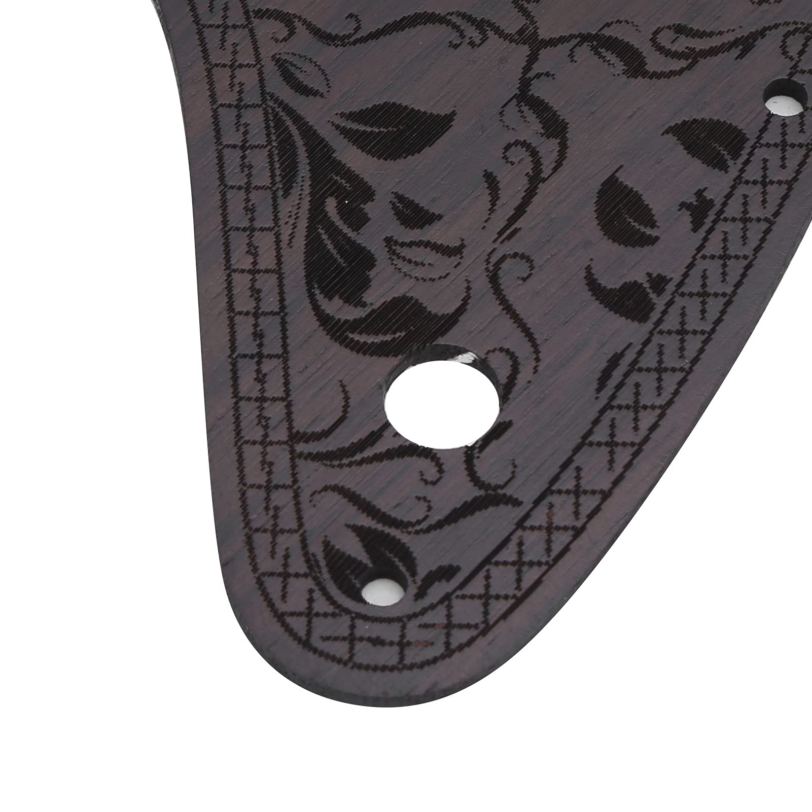 Pickguard do gitary elektrycznej z palisandru 11 otworów na śruby wymienna płyta tylna płyta chroniąca przed zarysowaniem do dekoracji zabezpieczającej gitarę elektryczną i basową