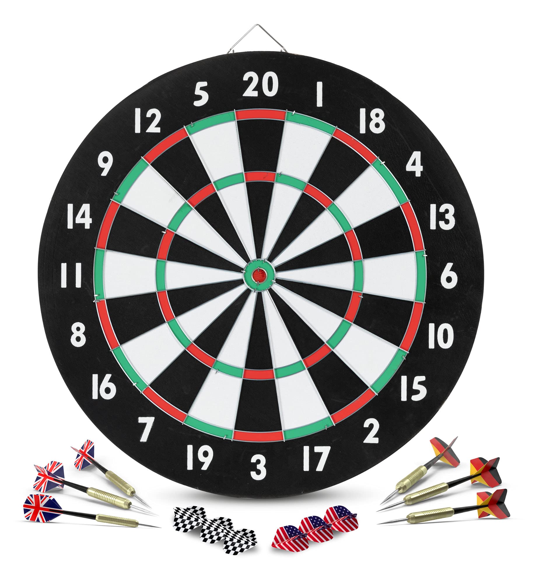 Stagecaptain Paper-Dart-Board Einsteiger Set