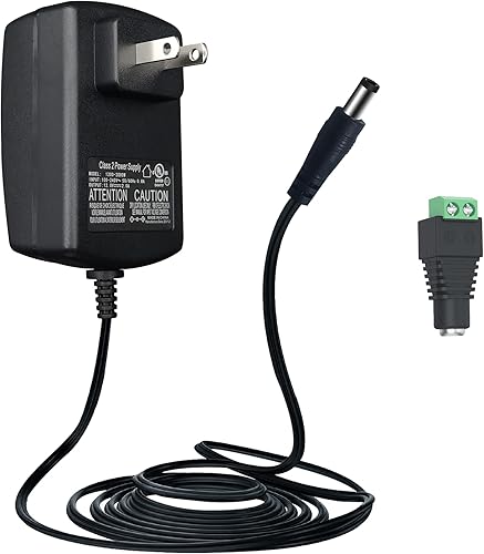 Miniatura 10 de Adaptador de fuente de alimentación de 12 V 2 A con cable de 10 pies de largo para Yamaha PSR YPG YPT DGX DD EZ P Piano digital y serie de teclado