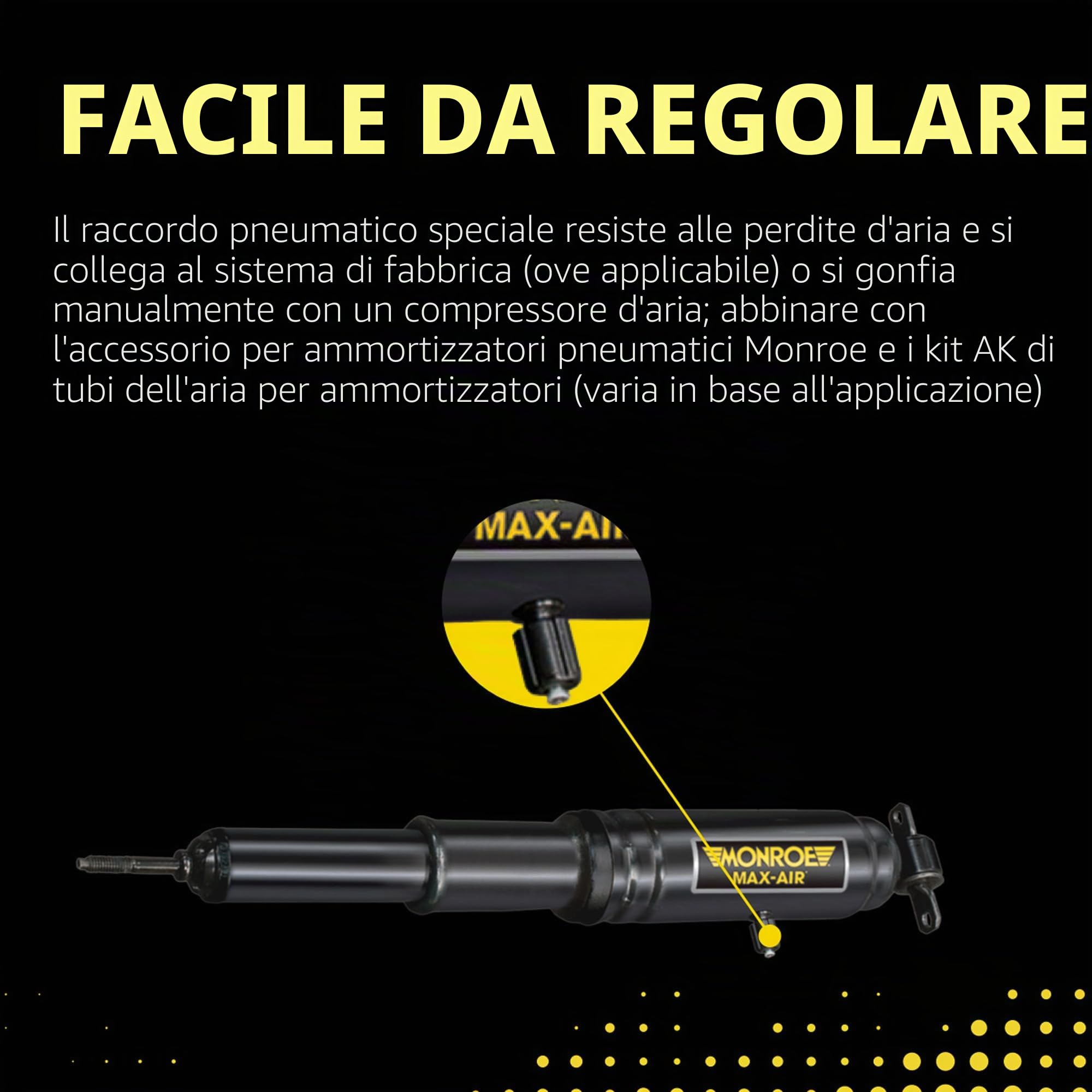 Monroe Shocks & Struts MA834 Shock Absorber Max-Air Air Shock Absorber by