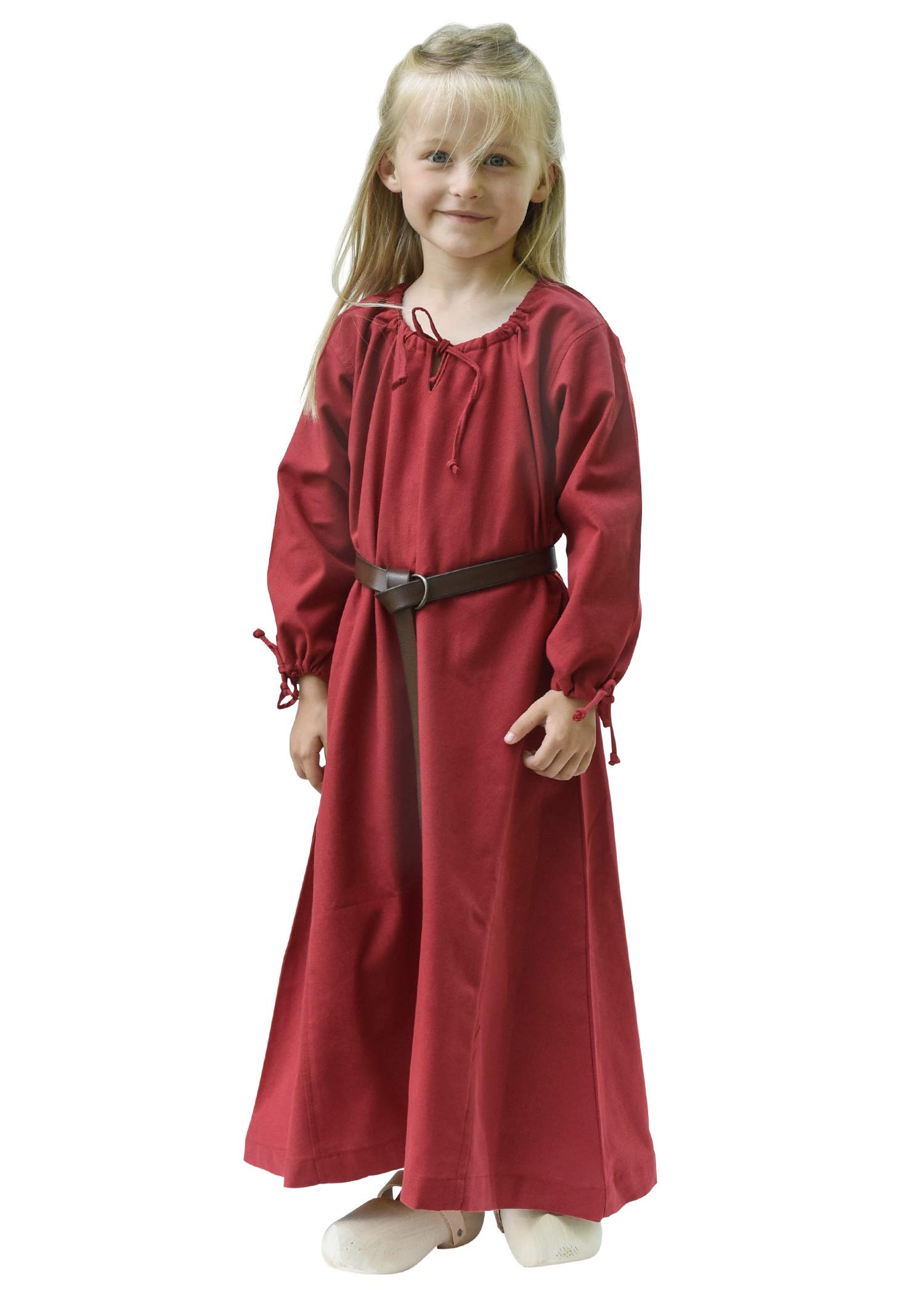 Battle-Merchant Disfraces Vestido Medieval Vikingo Ana Battle-Merchant - Algodón Para LARP Y Eventos | Tallas S-XXL Ropa Larp Medieval Algodón