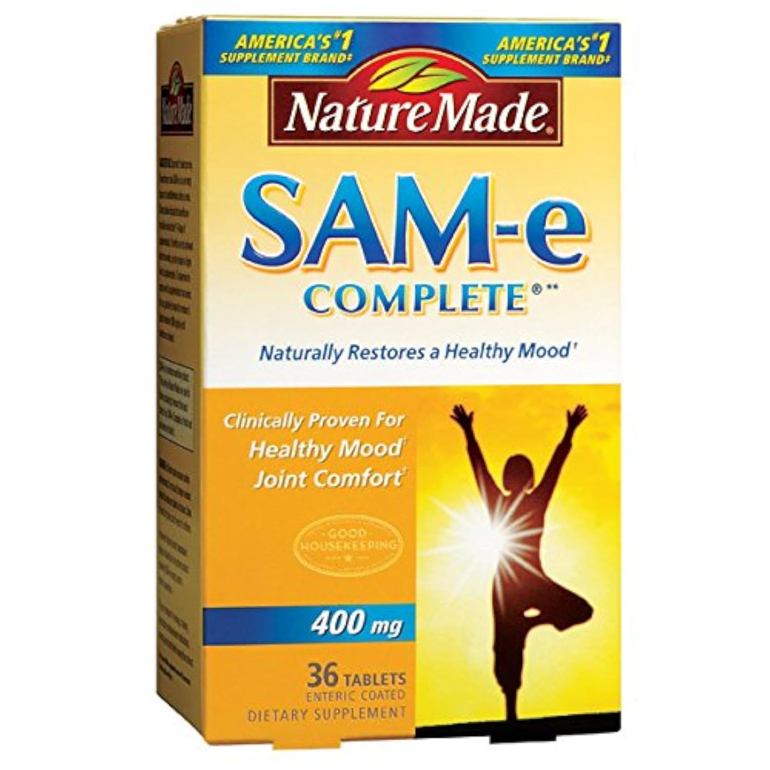 Nature Made Sam-e Complete 400-mg 36 Tablets (2 Pack)