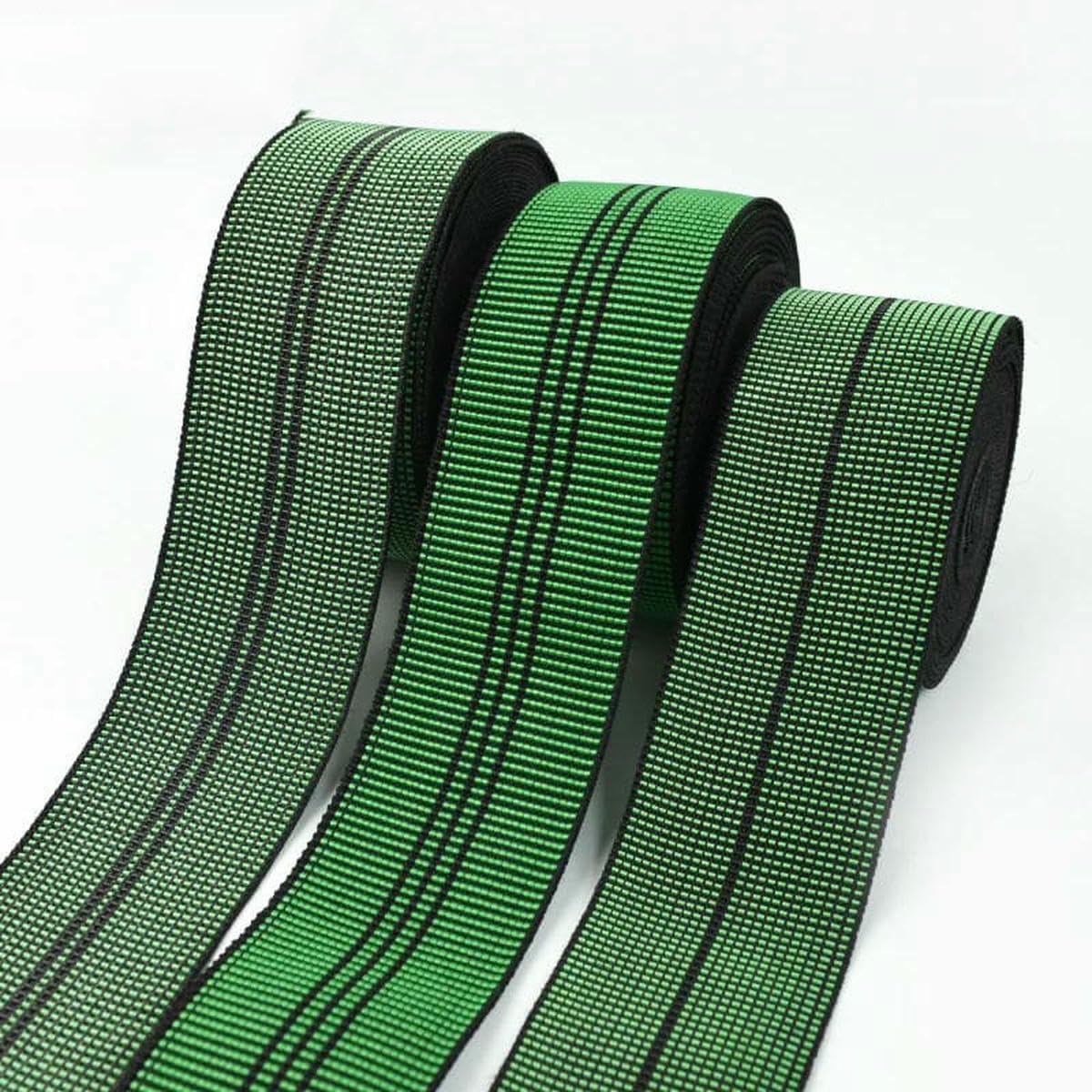 Banda elástica de 5/10/20 m, 5 cm de ancho, para muebles, sillas, sofás, respaldos, material de bricolaje, accesorios de repuesto, negro y B, 3, 50 mm, 20 metros