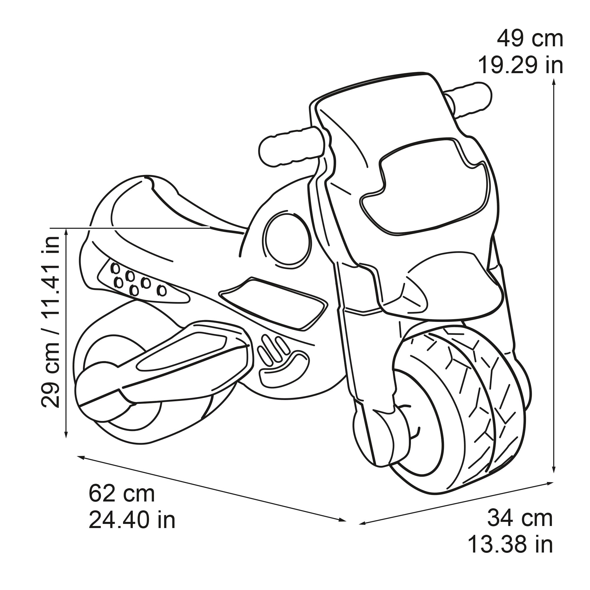 FEBER - Motofeber Correpasillos, Frozen (Famosa 811816)