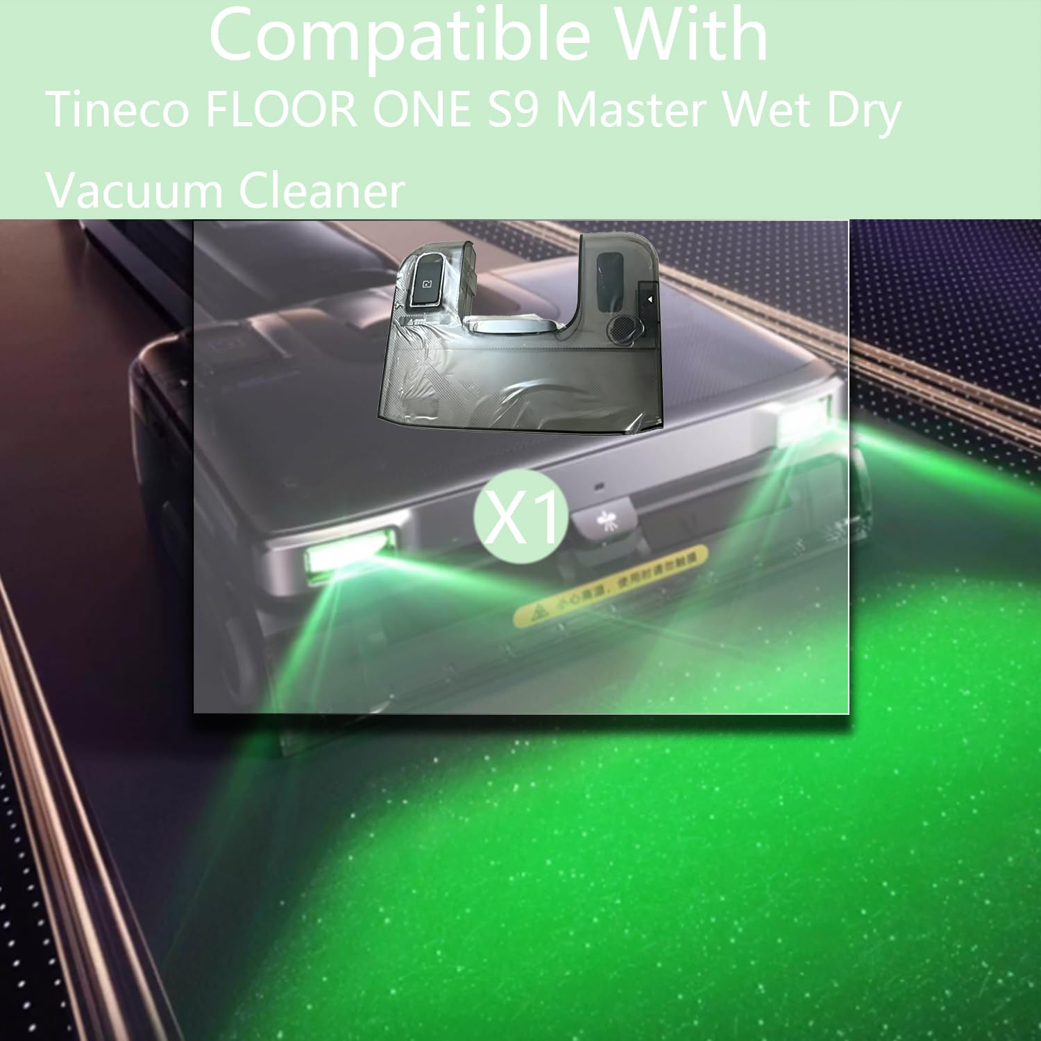Parti del serbatoio dell'acqua compatibili con Tineco Floor ONE S9 Master Aspirapolvere di ricambio, senza fili Wet Dry Aspirapolvere, Accessori Ricambio Serbatoio Acqua Pulita.
