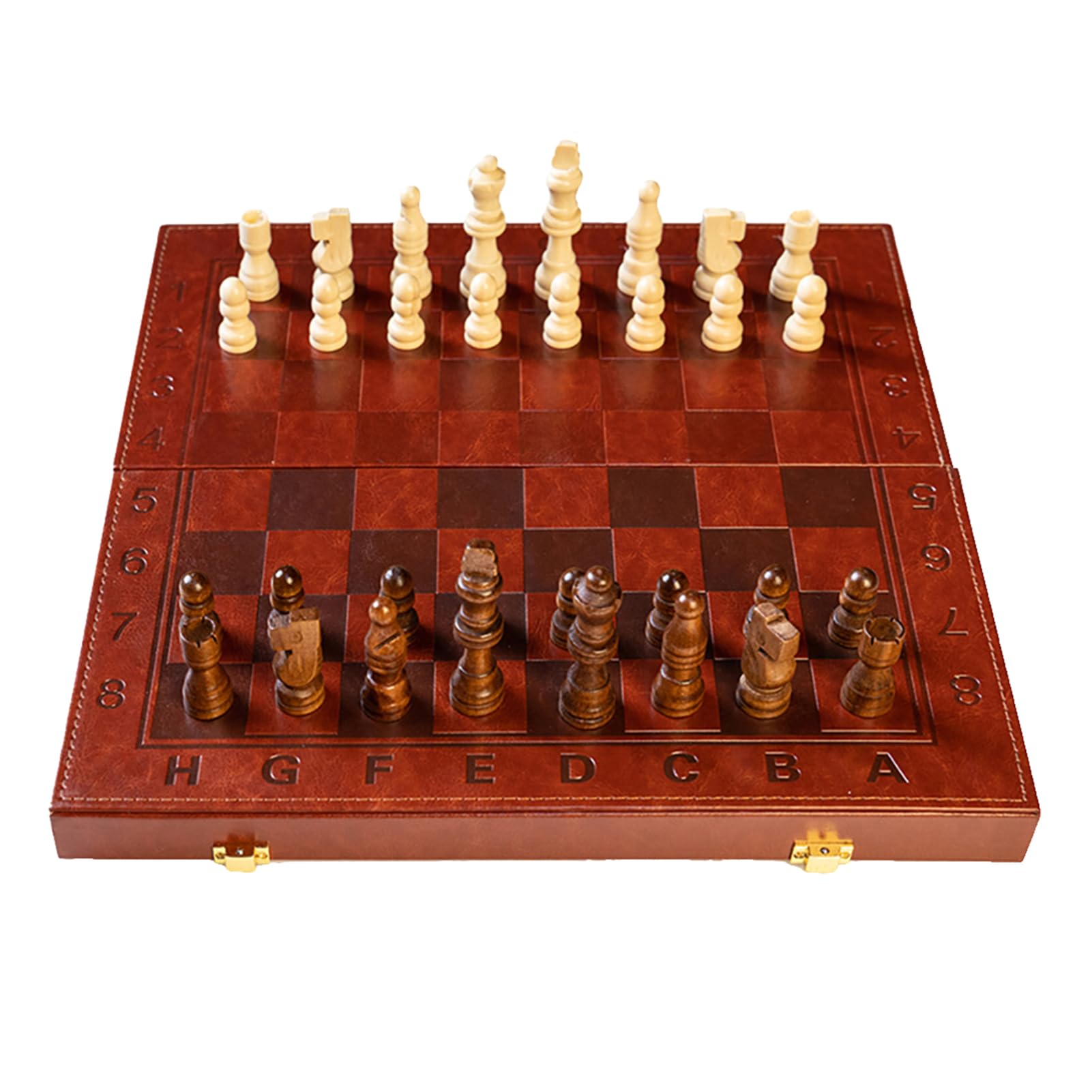 di scacchi magnetici, scacchi in legno - Set di scacchi da | viaggio Parti di scacchi magnetici, da tavolo strategico, scacchi portatili per scuola, campeggio, principianti e