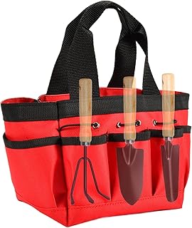 Bolsa de herramientas de jardinería - Bolsa de herramientas portátil de lona para herramientas de jardín, bolsa de herramientas de jardinería | Bolsa de almacenamiento resistente y grande con