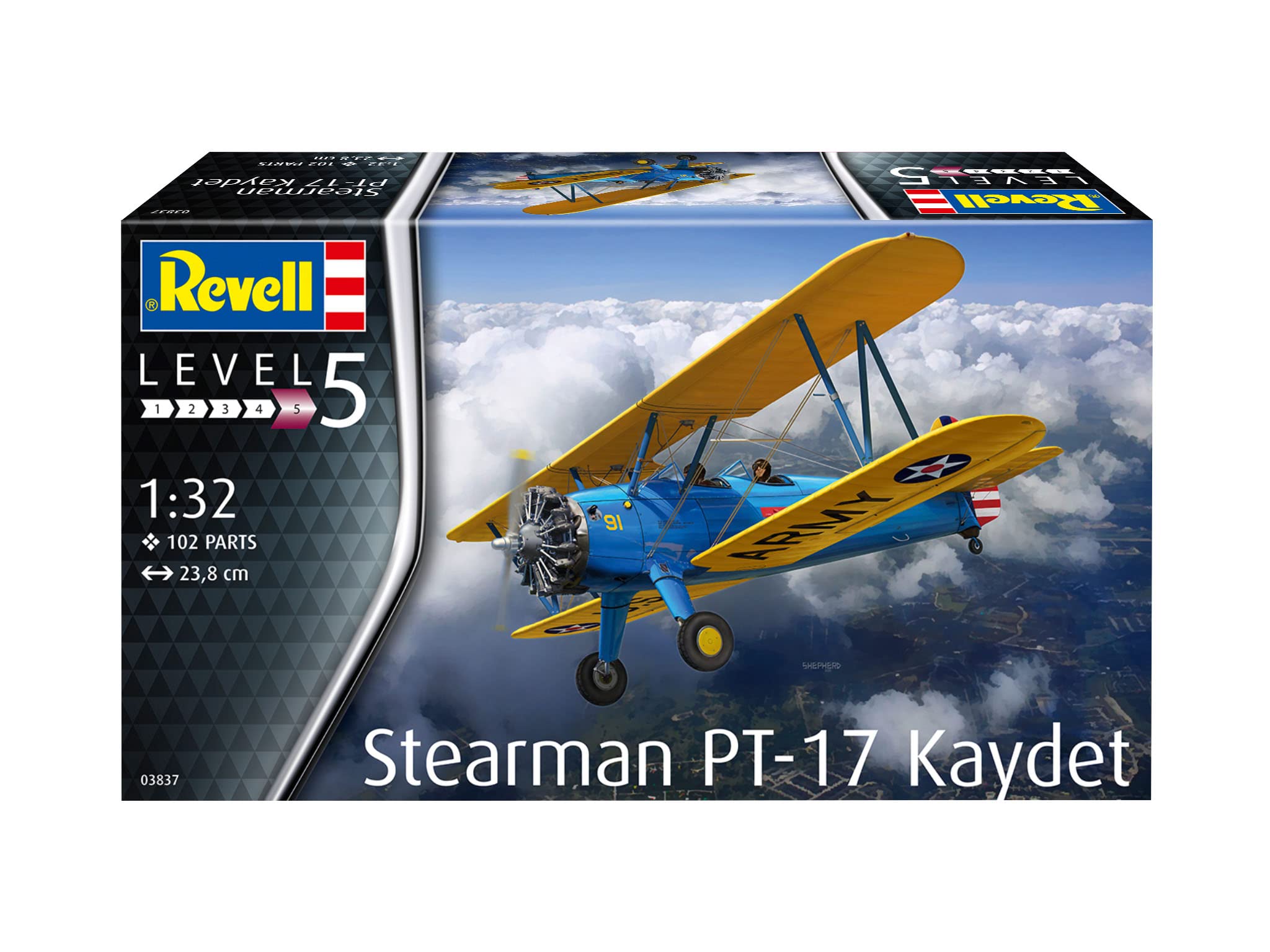 Revell - Maqueta Stearman PT-17 Kaydet
