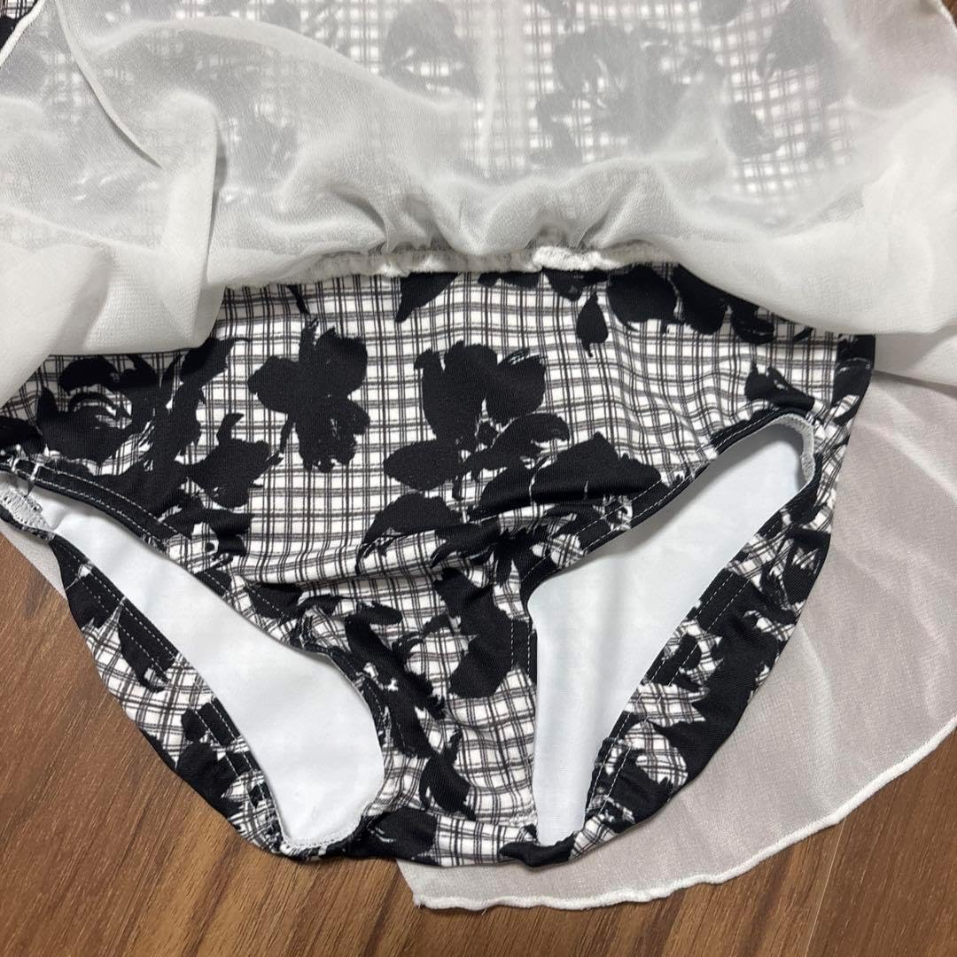 新品 stina スティナ 花柄長袖レオタード M スティナ レオタード