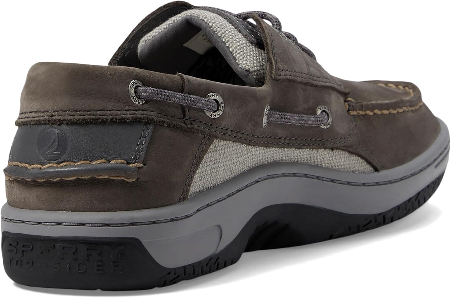 Sperry Men's Billfish 3-Eye Boat Shoe, Grey Nubuck, 12 - Image 5