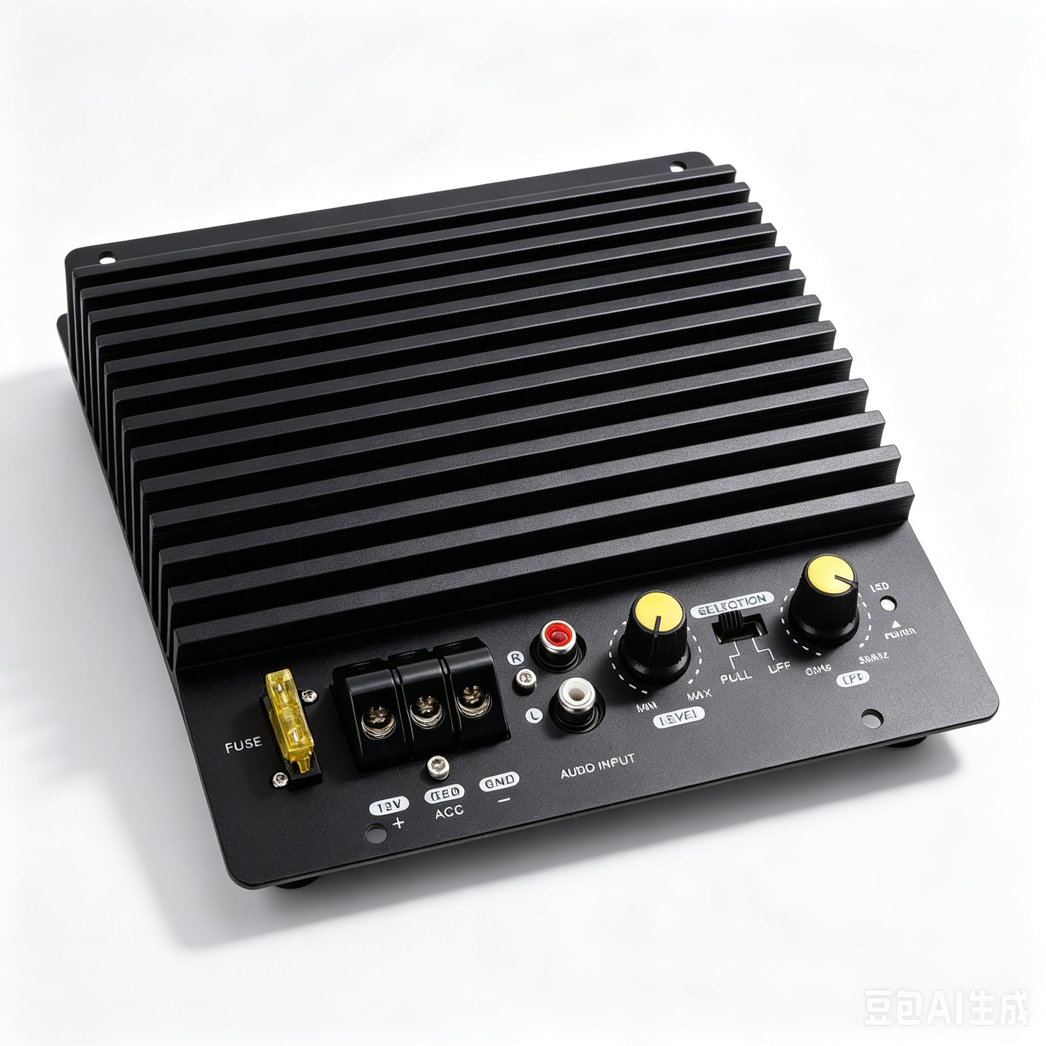 LICAEVEY Car Subwoofer, 12V 600W Car Amp Board, Aluminum Alloy Audio Amplifier Board, High Power Bass Sub woofer for Truck Entertainment