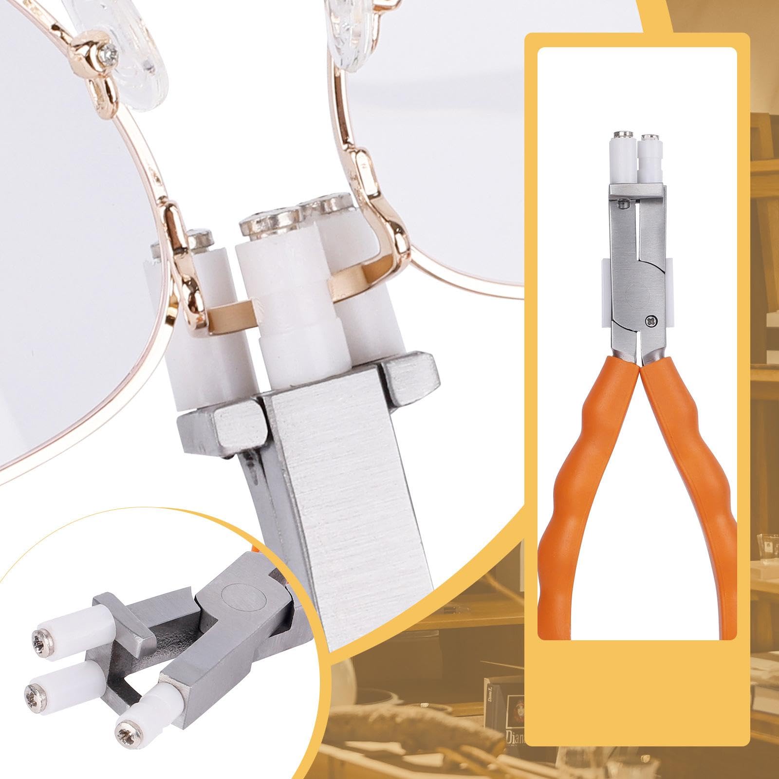 Pinze Per Occhiali Professionali Con Cacciavite | resistenti all'usura, per riparazione e regolazione