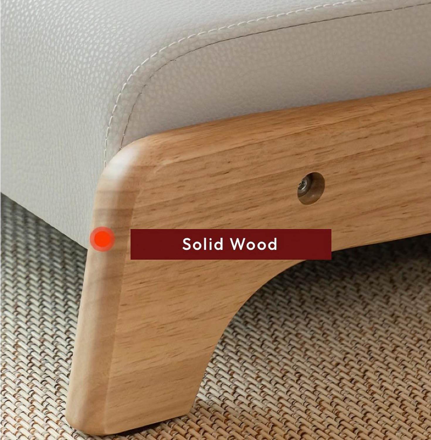 Damedai Japanese Floor Chair Tatami Zaisu Legless Chair Back Support Great for Reading Meditating Living Room Balcony (Grey with Fabric)