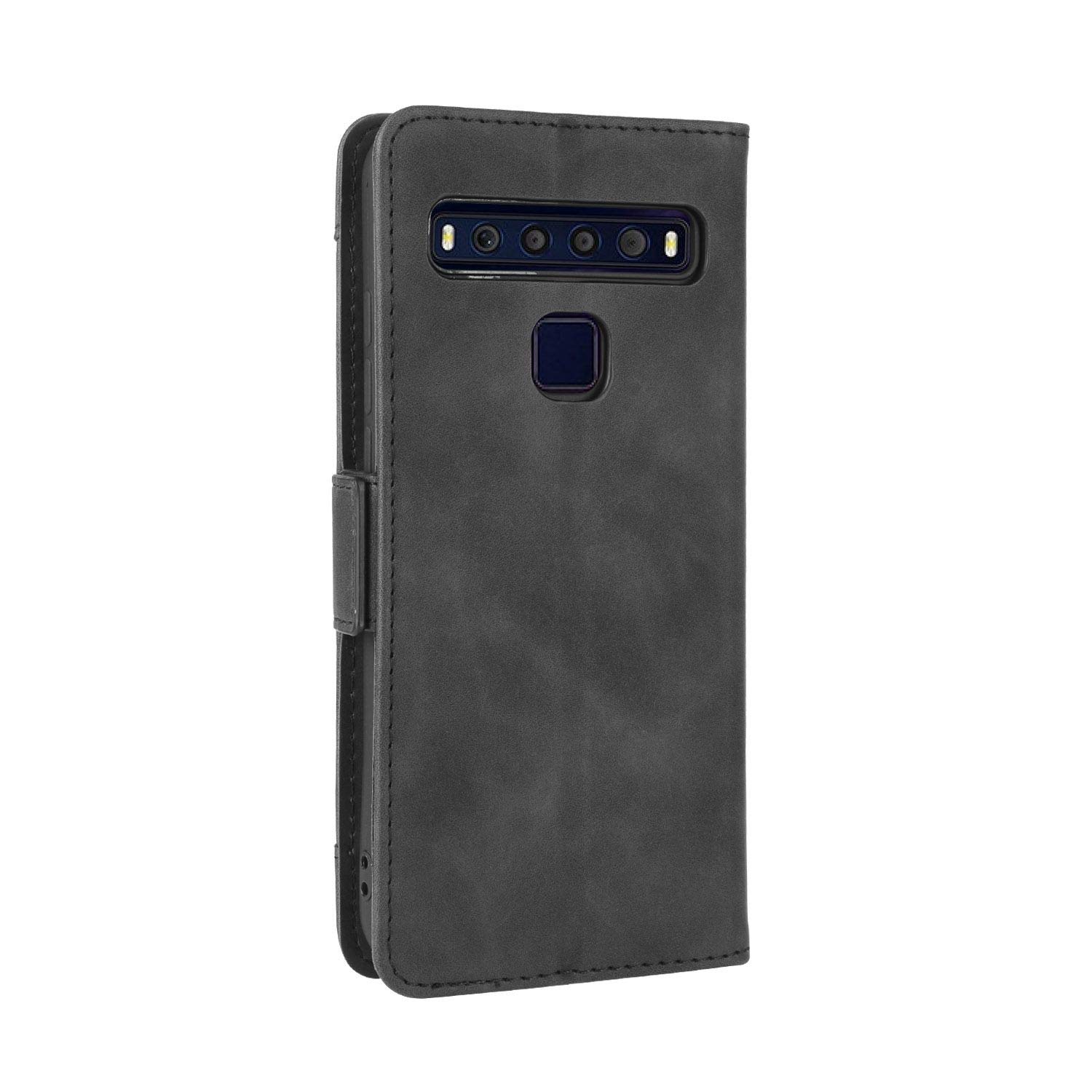 PIXFAB - Custodia a portafoglio in pelle TCL 10 Lite, con chiusura