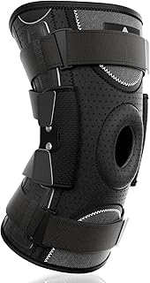 NEENCA Professional Knee Brace for Knee Pain, Adjustable Hinged Knee Support with Removable Side Stabilizers & Patella Gel Pad, Arthritis, Meniscus Tear, Knee Pain Relief, ACL, PCL,Men & Women. ACE-47