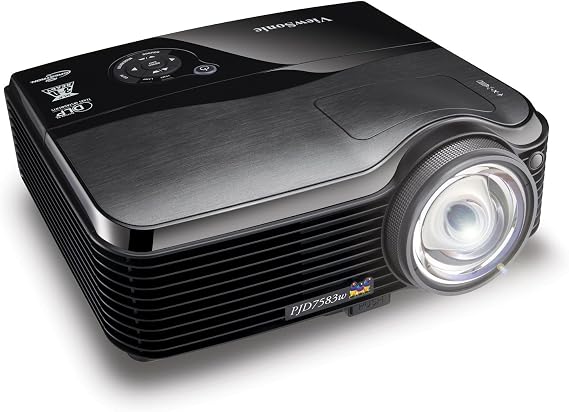 ViewSonic PJD7583W WXGA 1280x 800 Ultra Short Throw DLP Projector - 3000 lumens, 3000:1 DCR, 120Hz / 3D Ready, 10W Speakers