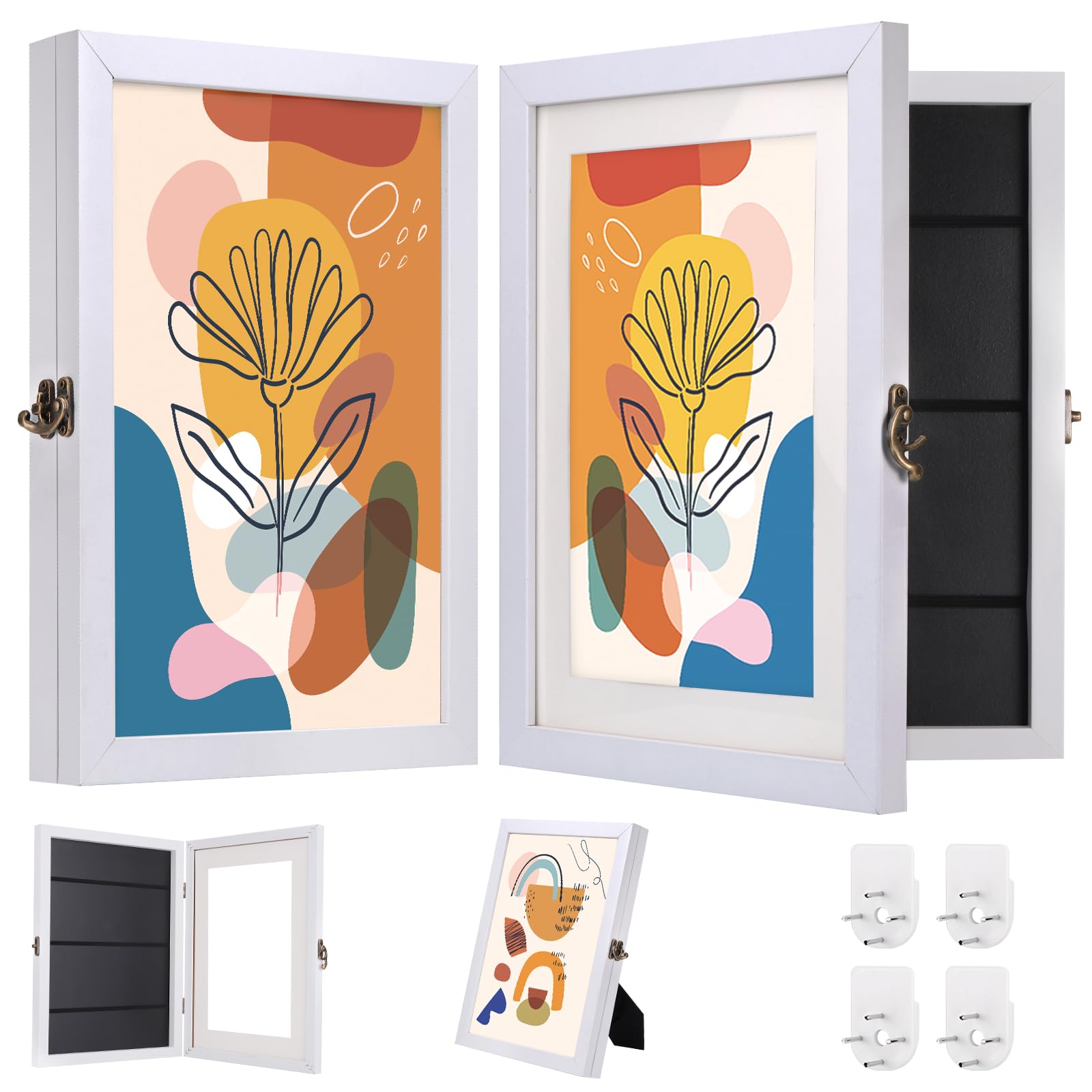 Cornici Per Disegni Bambini A4 - 2 Pezzi Con Apertura Frontale E Carta Included - Foto 8