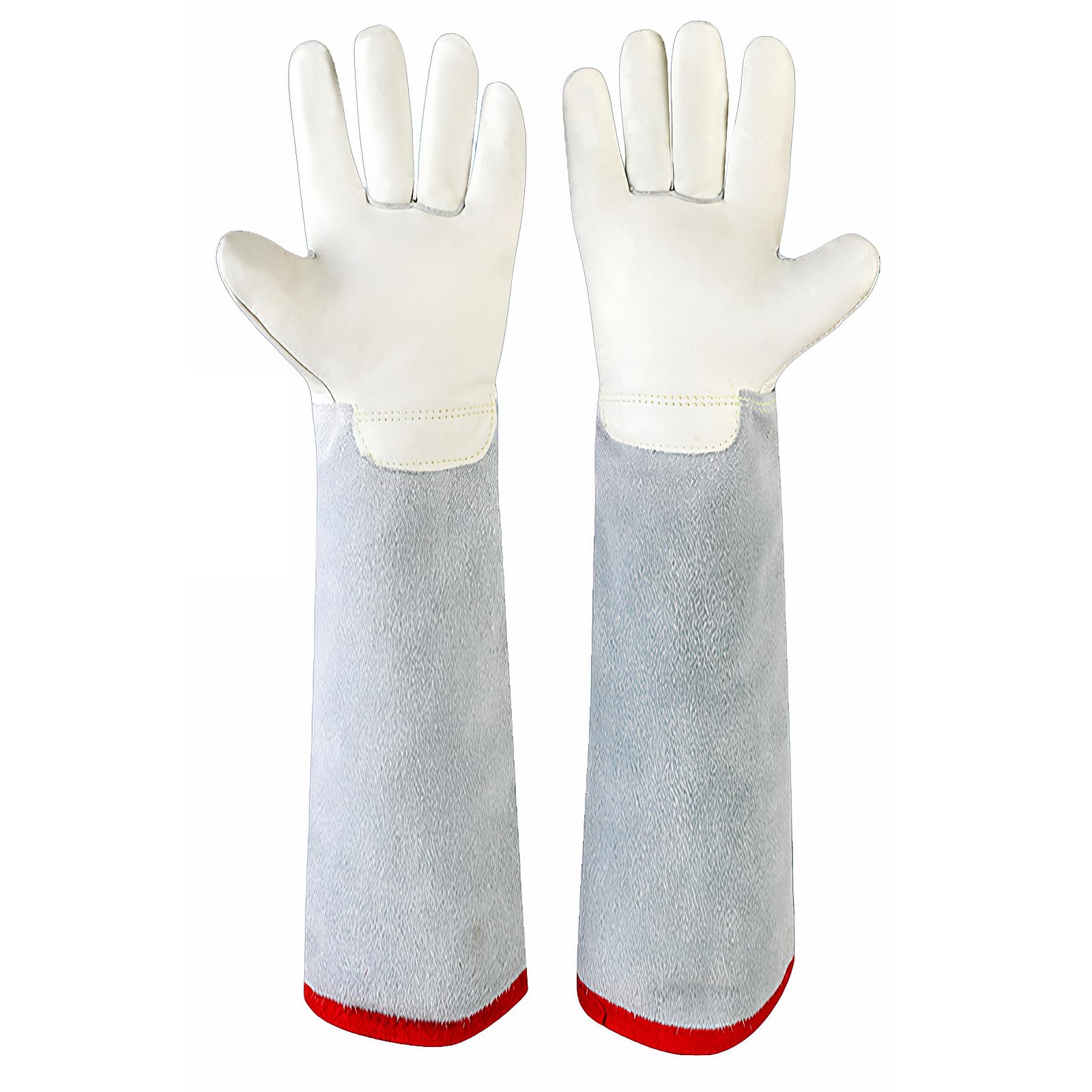 ThreeH Gefrierhandschuhe für die Arbeit mit LN2 Flüssigstickstoff Trockeneis Kühllagerung Kryo-Frostschutz-Schutzhandschuhe L, 60 cm
