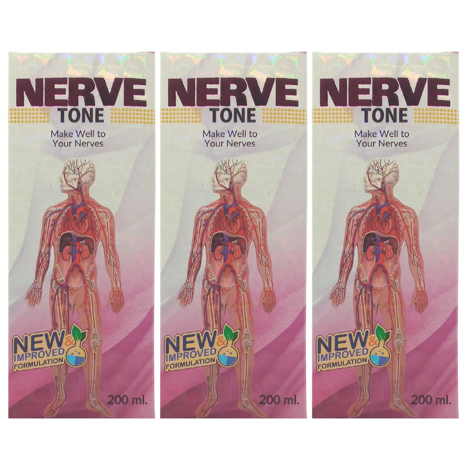 Ayurvedic Nerve Tone | Nervine Tonic | 200ml | Pack of 3 (B0BSRY5R71) Amazon Price History, Amazon Price Tracker