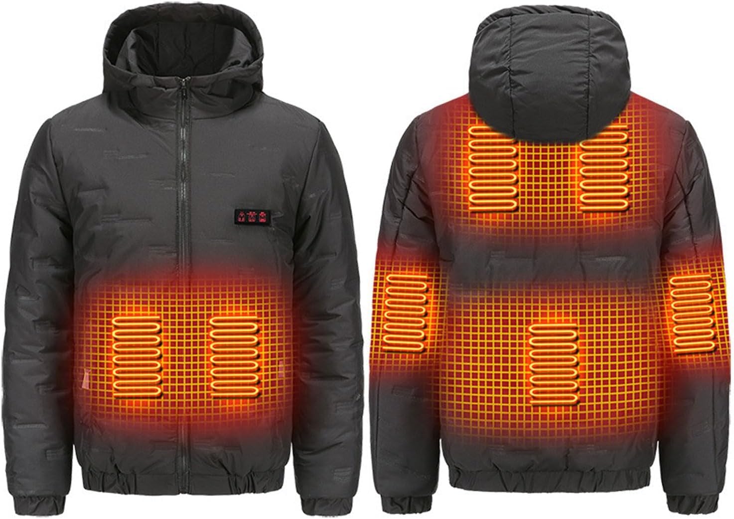 Ropa de exterior calefactable para hombre contra el frío de invierno 1