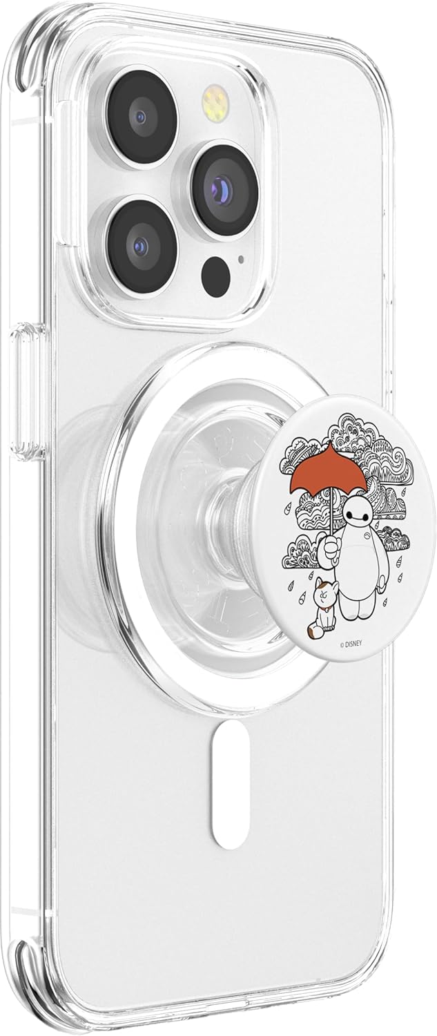Disney Big Hero 6 Baymax with Umbrella for Cat Henna Design PopSockets PopGrip for MagSafe