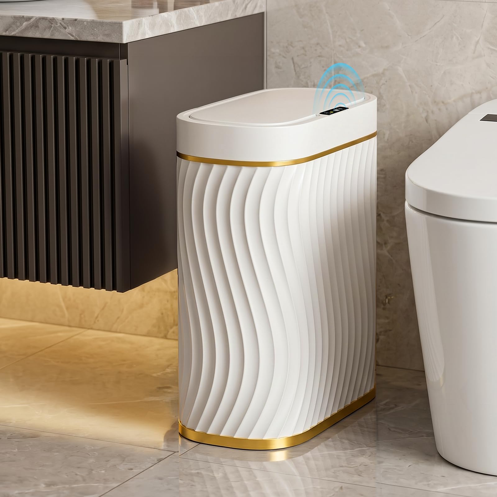 Photo 1 of steo spce Automatic Bathroom Trash Can