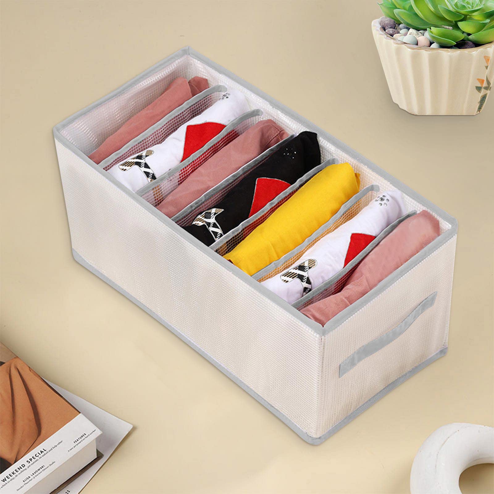 TianWlio PP Box Aufbewahrung Schublade Aufbewahrung Kleidung Box Bag Board Netzfach Clipfach Hosen Aufbewahrungsbeutel Aufbewahrung Von Winterkleidung (A, One Size) Küche, Haushalt & Wohnen