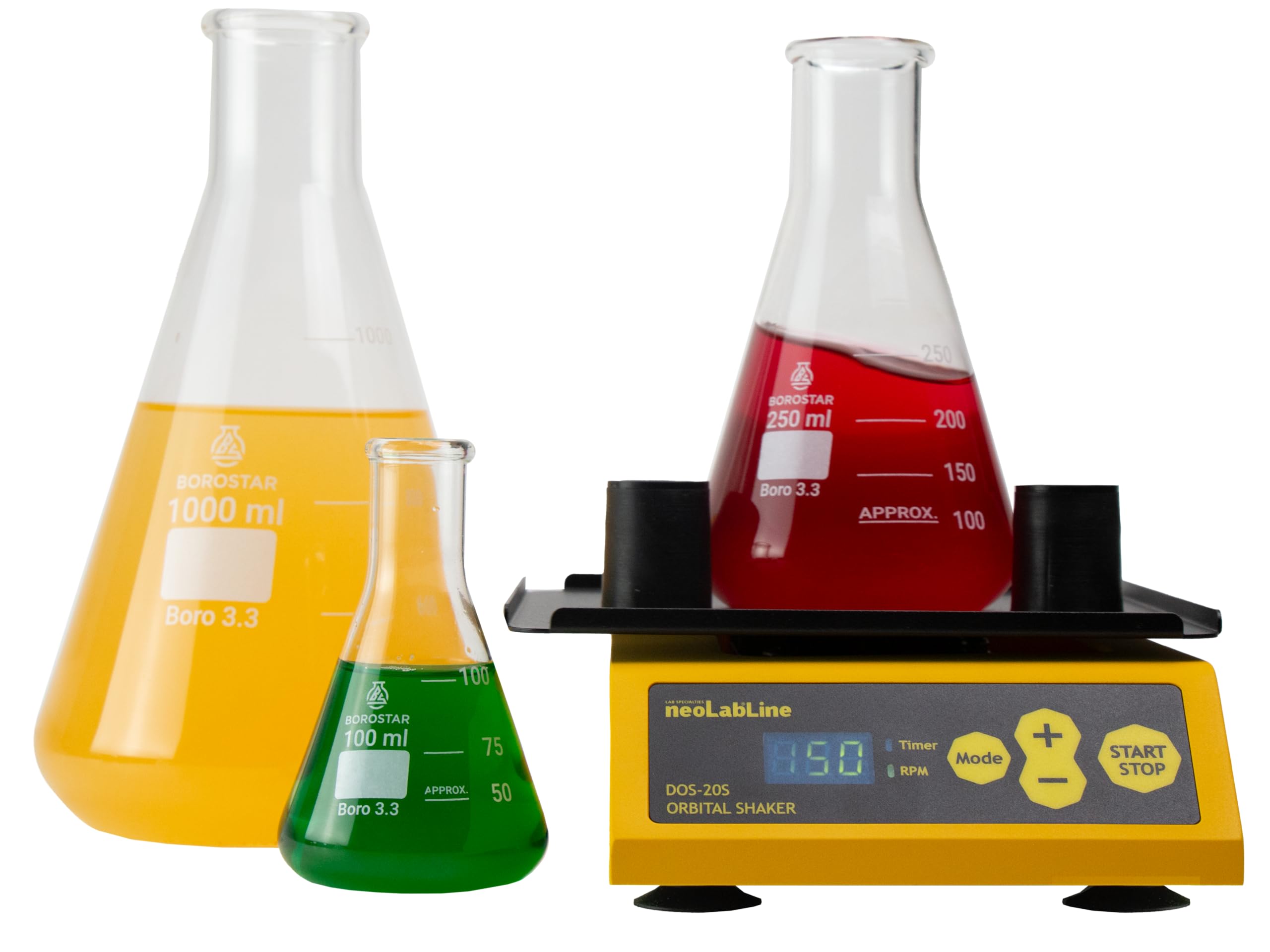 Erlenmeyer Boro 3.3 Flacon gradué à col étroit 100 ml