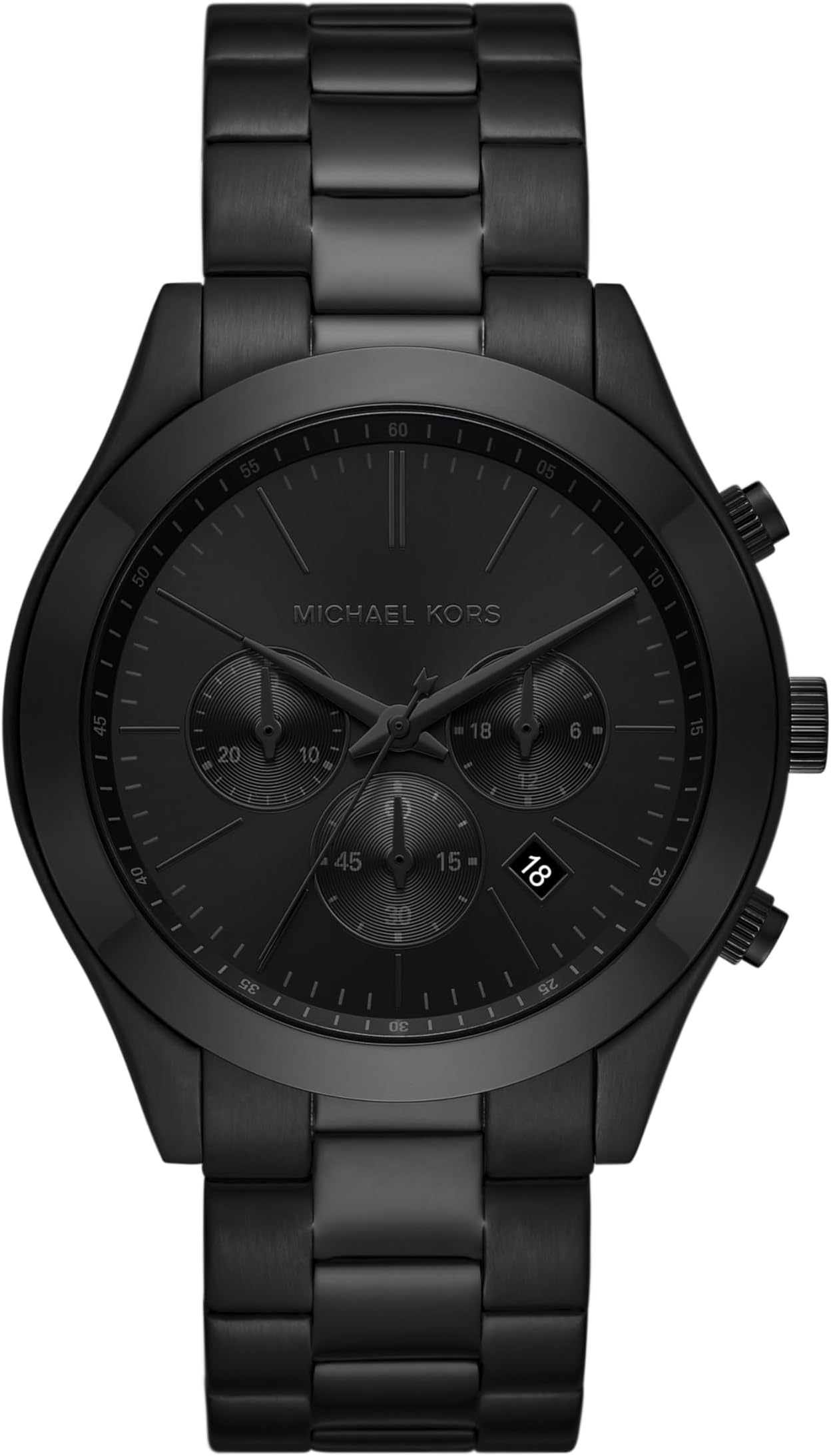 Oversized Slim Runway Men's Watch, Stainless Steel Watch for Men