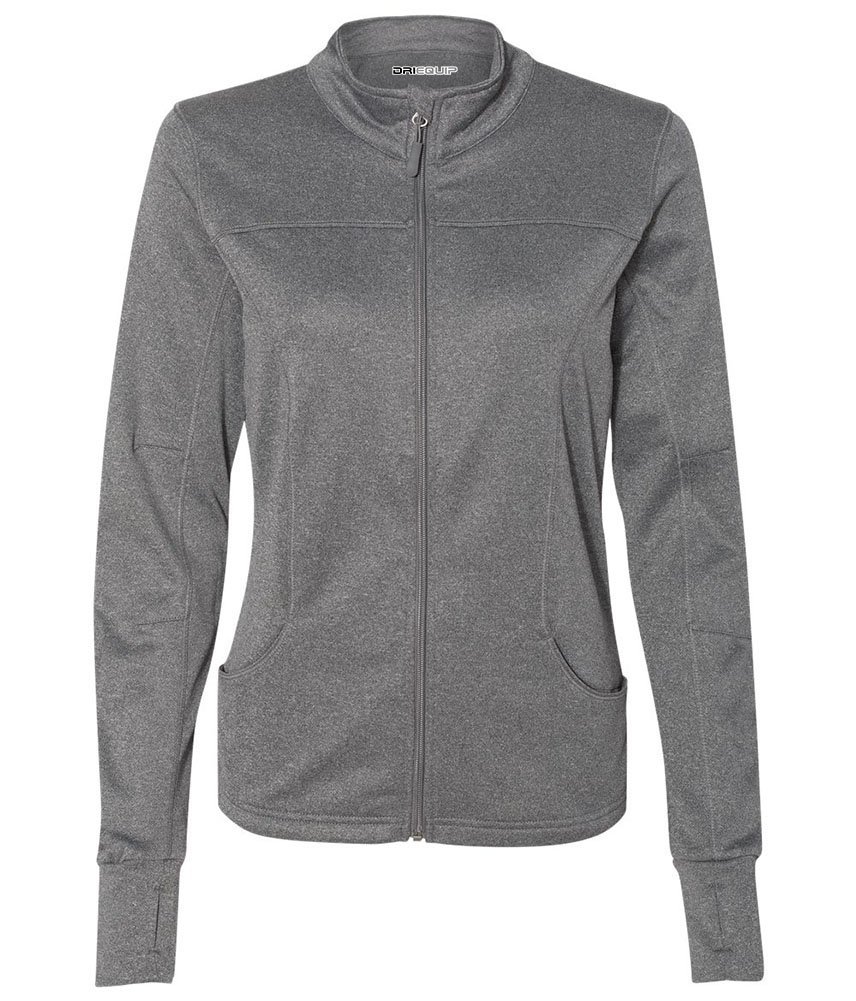 DRIEQUIPWomen's Poly-Tech Full-Zip Track Jacket Sizes XS-3XL