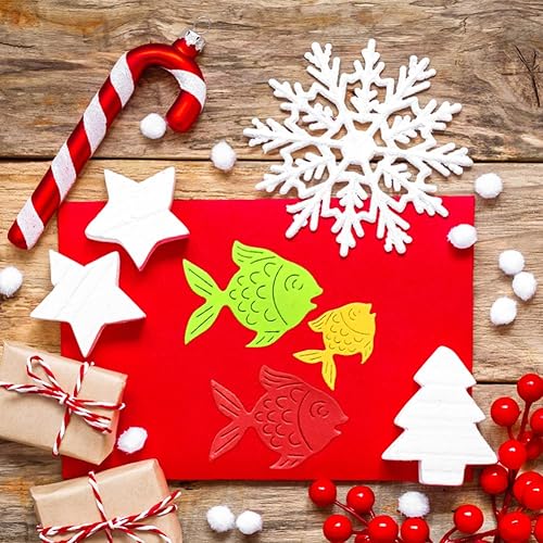 Miniatura 7 de Katutude Troqueles de corte de metal de animales, manualidades, troqueles de pescado para hacer tarjetas, álbumes de recortes, troqueles de metal