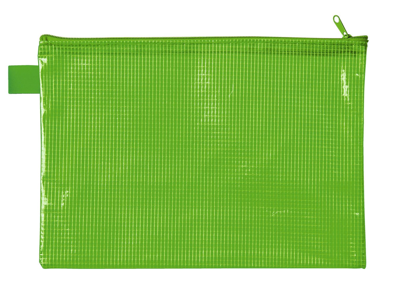 VELOFLEX 2705040 Zip Pocket DIN A5 Green Fabric Reinforced EVA Material 1 Document Pocket