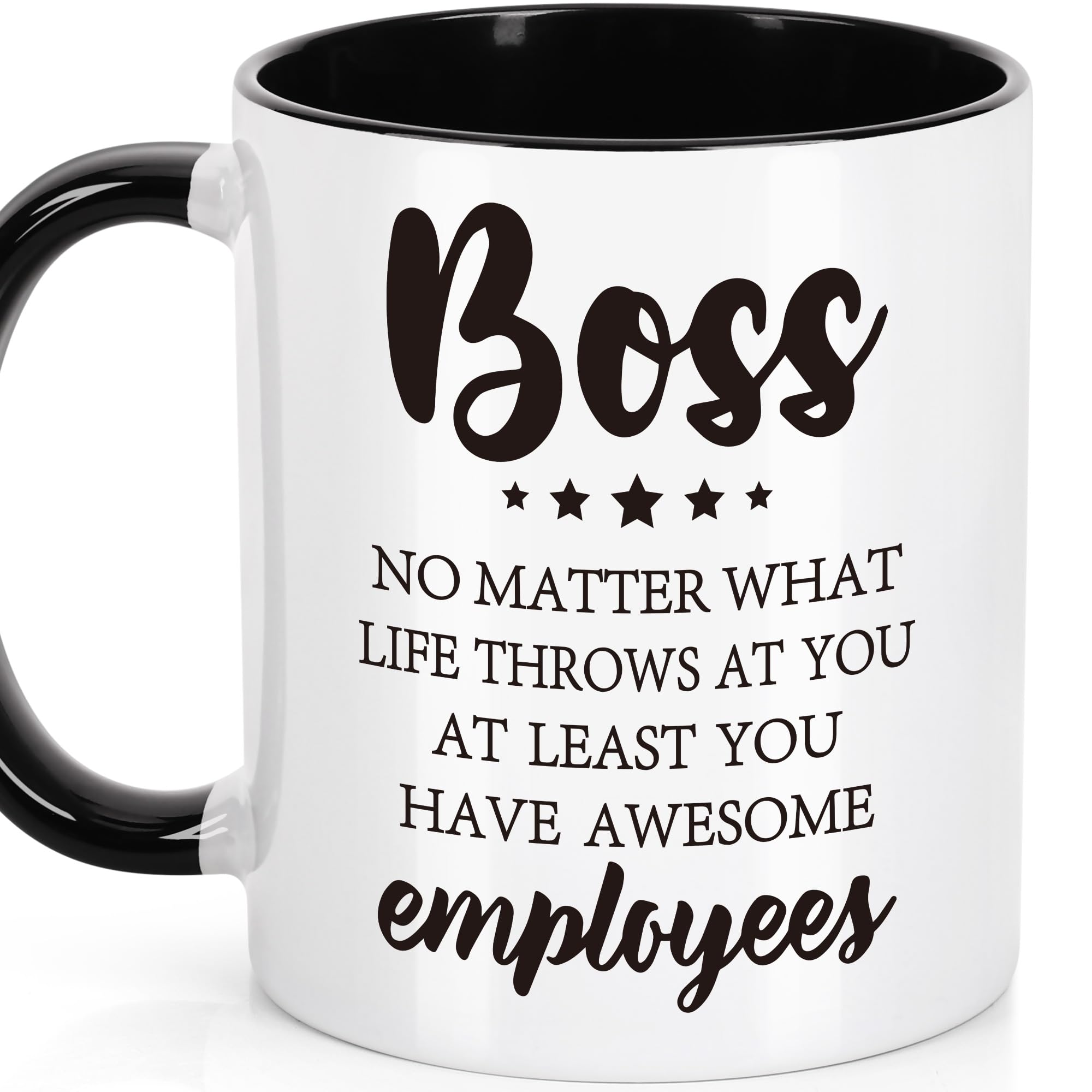 Funny Boss Gifts for Men Women, Worlds Best Boss Mug, Boss Lady Gifts, Unique Boss Presents for Birthday Christmas Boss Day, Gift for Best Boss from Employee, 11 Oz Ceramic Coffee Mug