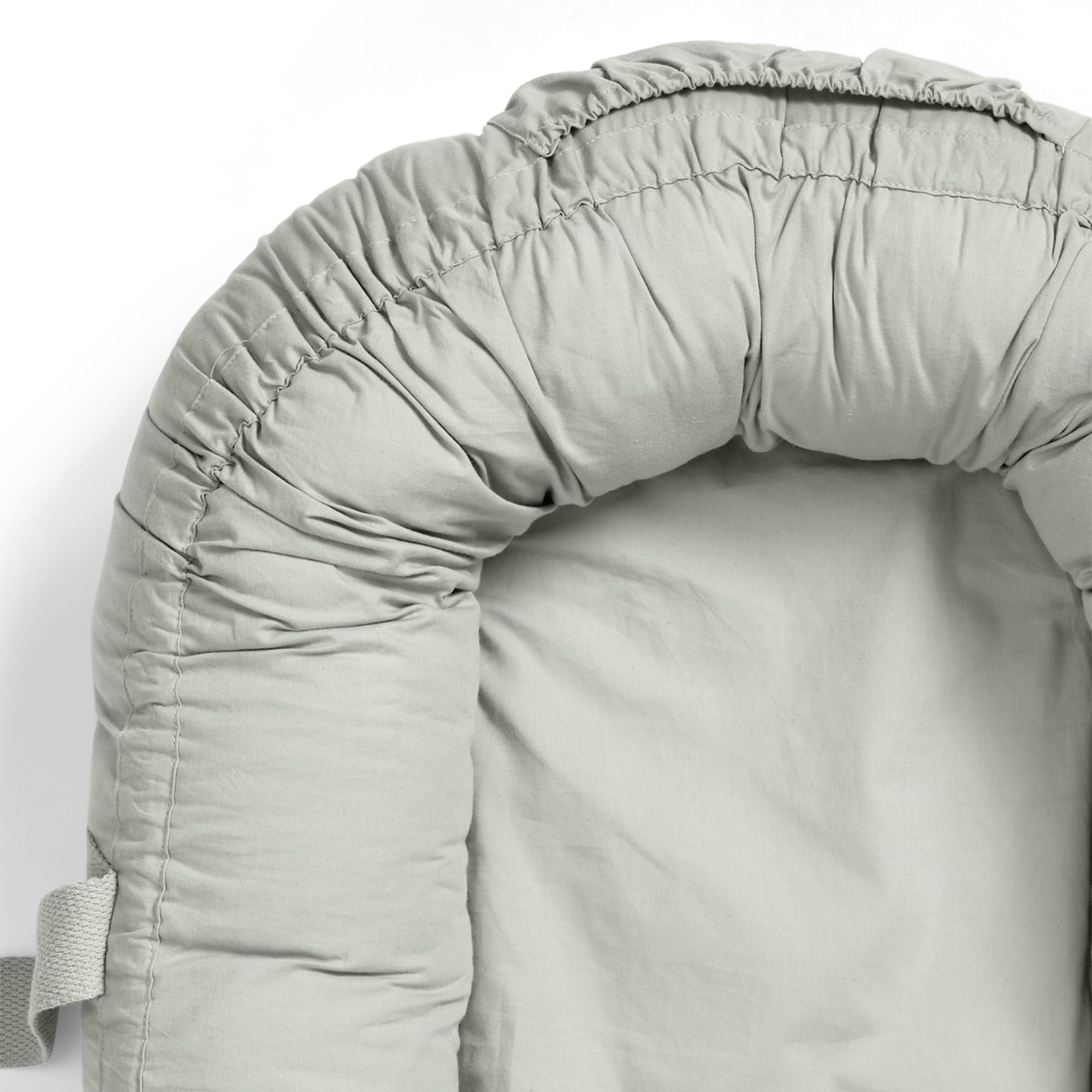 Elodie Details Babynest Kuschelnest Tragbare Babynestchen Neugeborene Kokon für Babys und Säuglinge, Waschbare Reisebett Baby Nestchen 100% Baumwoll 78x45 cm – Mineral Green