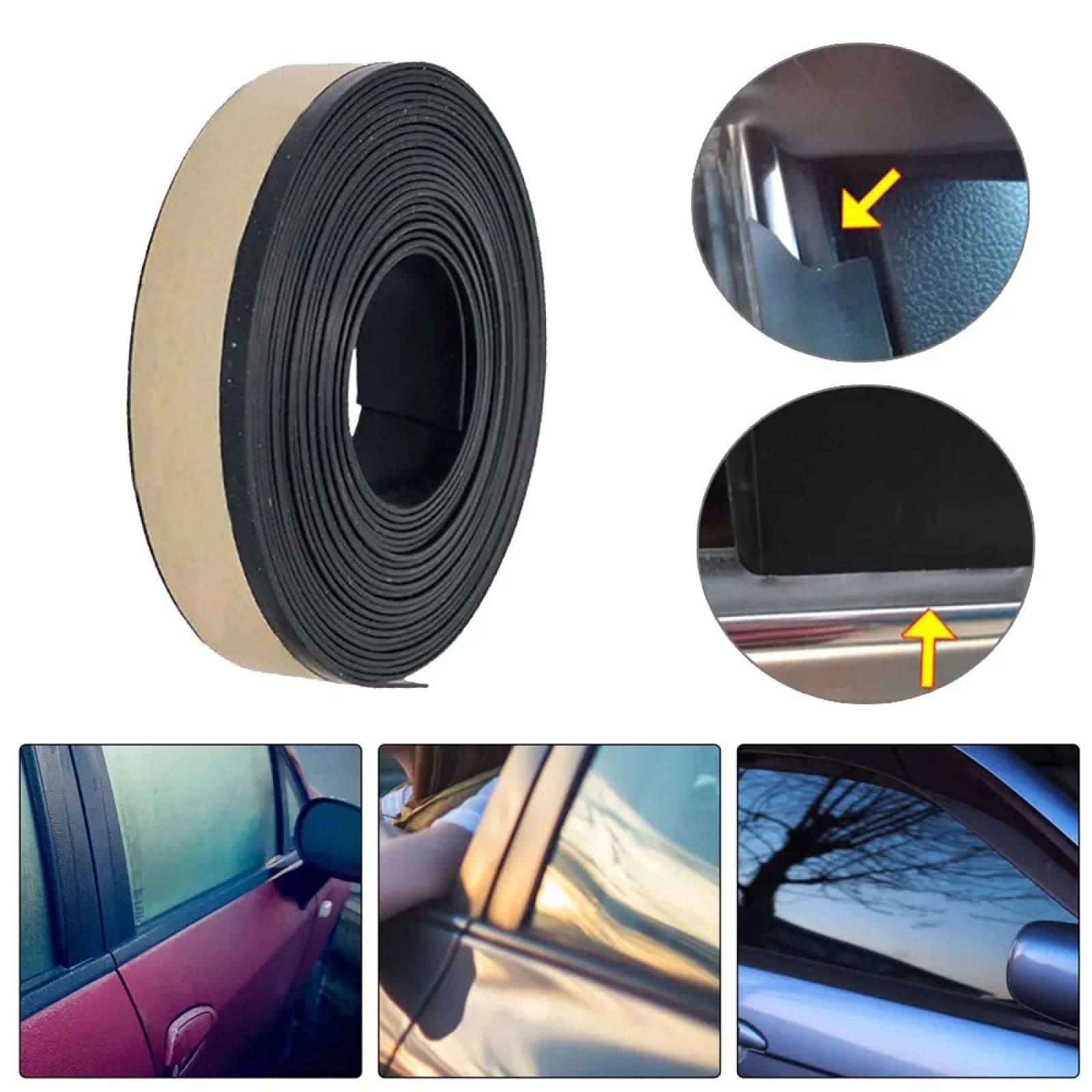 Guarnizione A U In Gomma EPDM 1.6mm X 3m - Protezione Bordi Auto Per Porte E Pannelli - Foto 9
